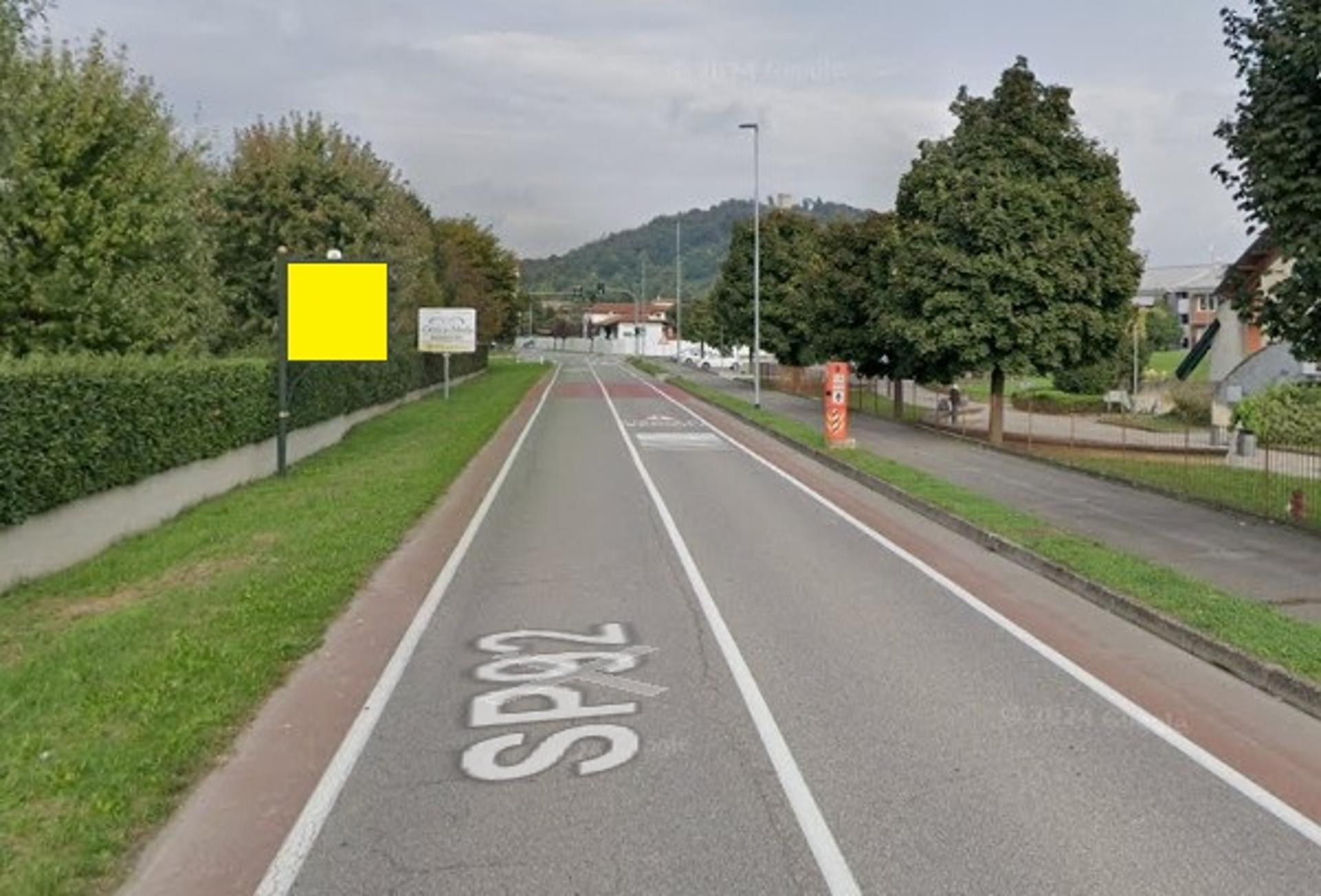 Impianto CARTELLONISTICA a Bagnatica, in zona Gelateria Linda