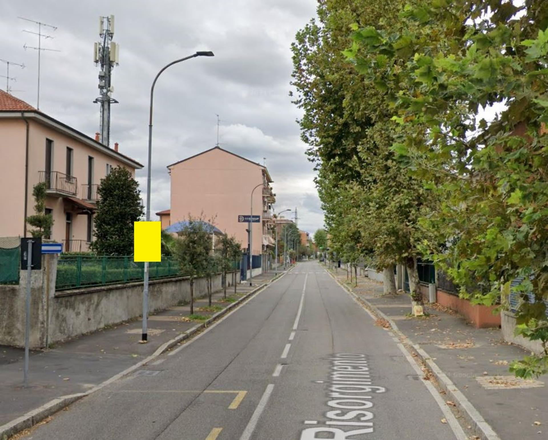 Impianto POLE MEDIA a Cinisello Balsamo, in zona Bar Milanino