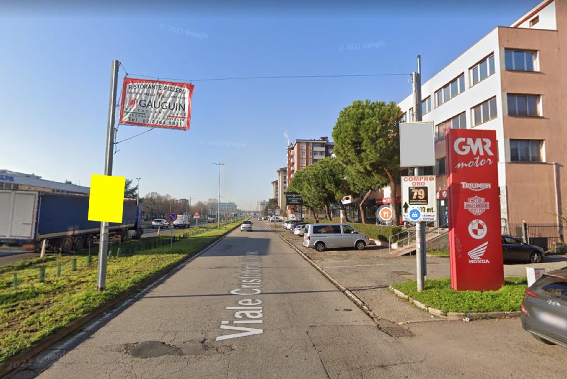 Impianto POLE MEDIA a Trezzano sul Naviglio, in zona Ruzzon