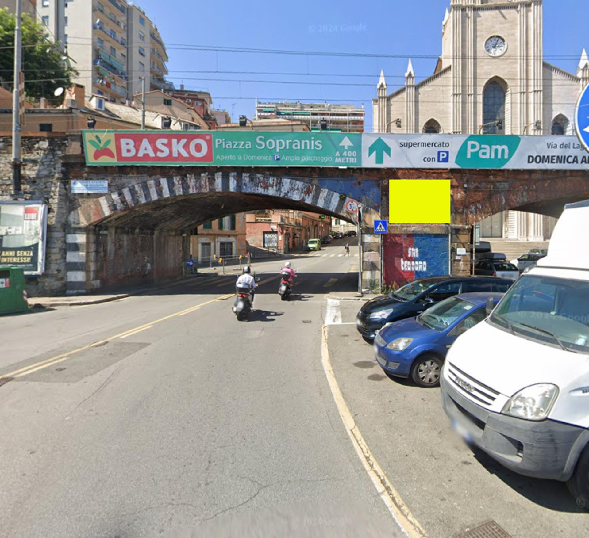 Impianto a P.ZZA DI NEGRO LATO MARE LATER.DX C.F.  Genova