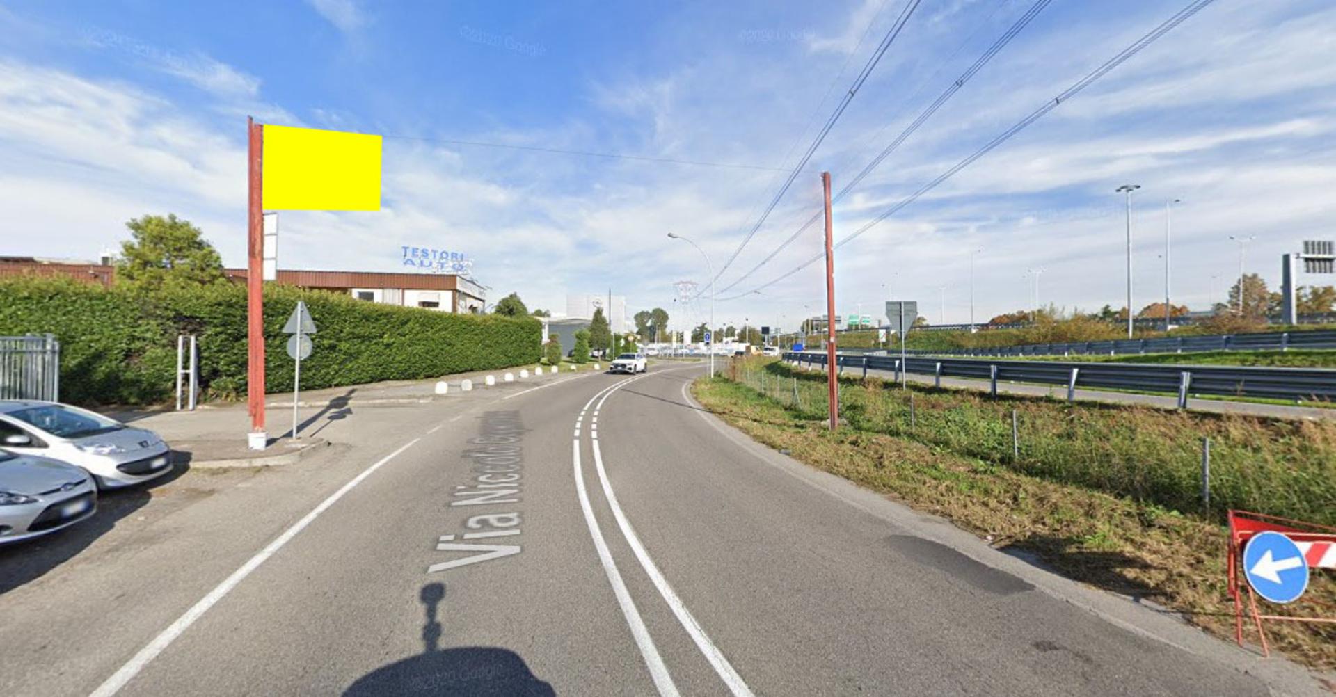 Impianto STRISCIONE a Trezzano sul Naviglio, in zona Ristorante Cascina Antonietta