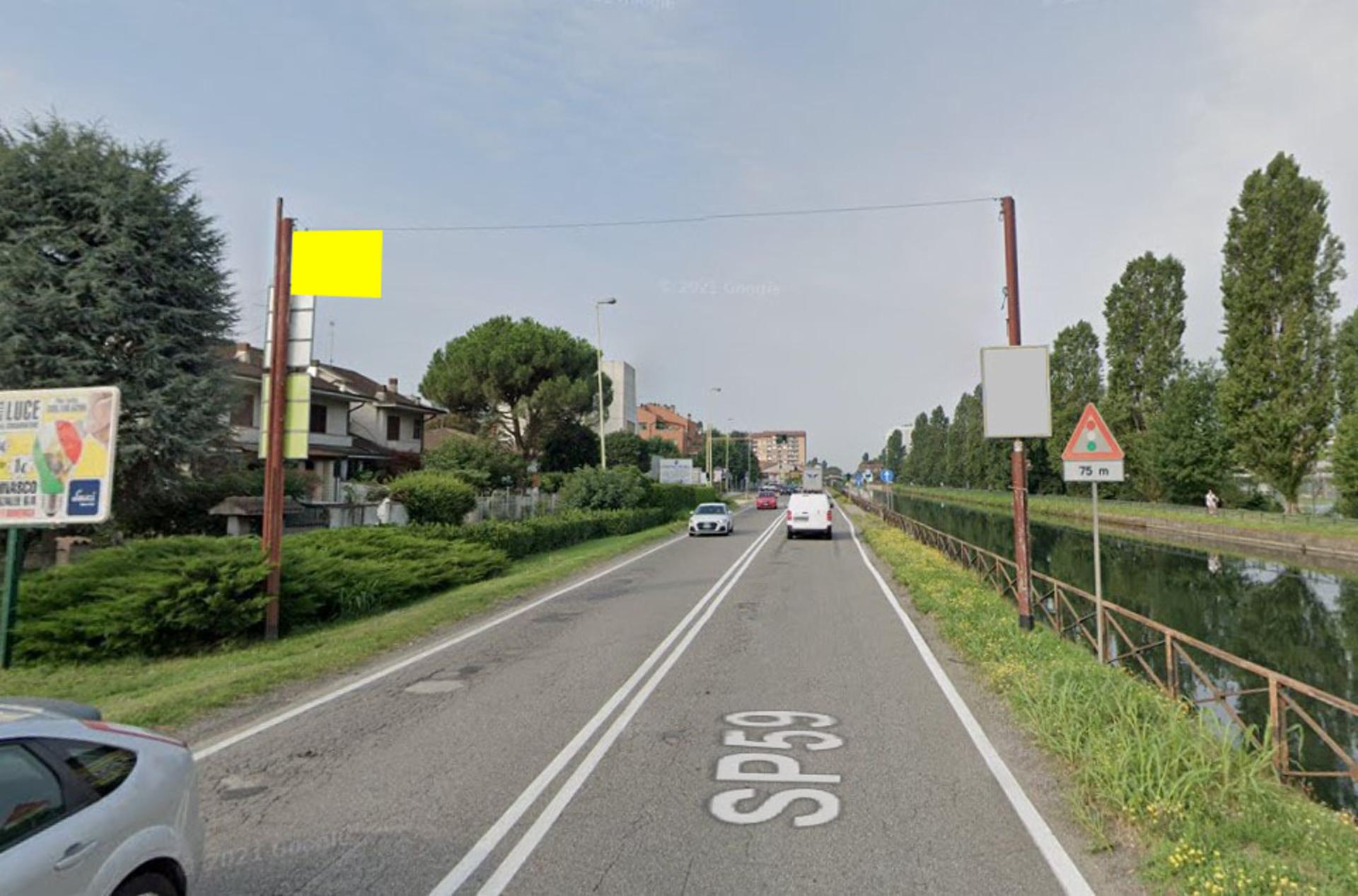 Impianto STRISCIONE a Trezzano sul Naviglio, in zona Natalia Nails