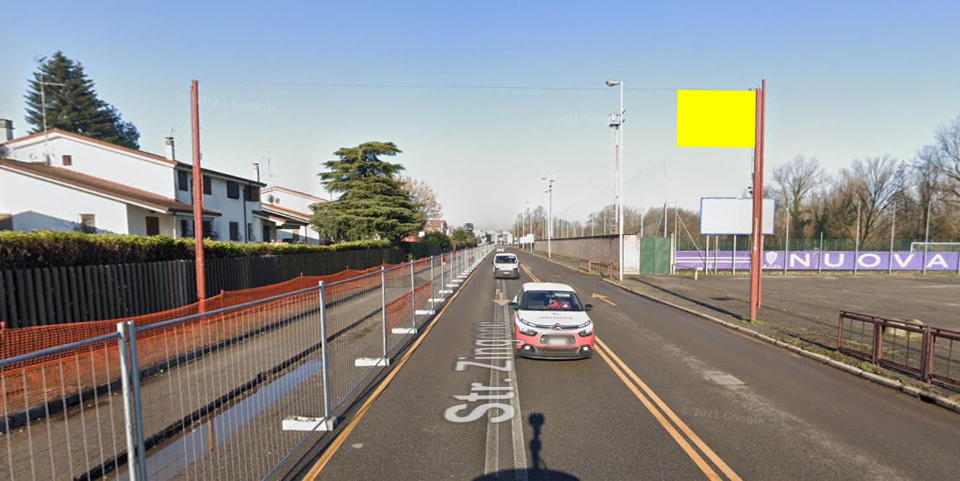 Impianto STRISCIONE a Trezzano sul Naviglio, in zona Pizza Sprint