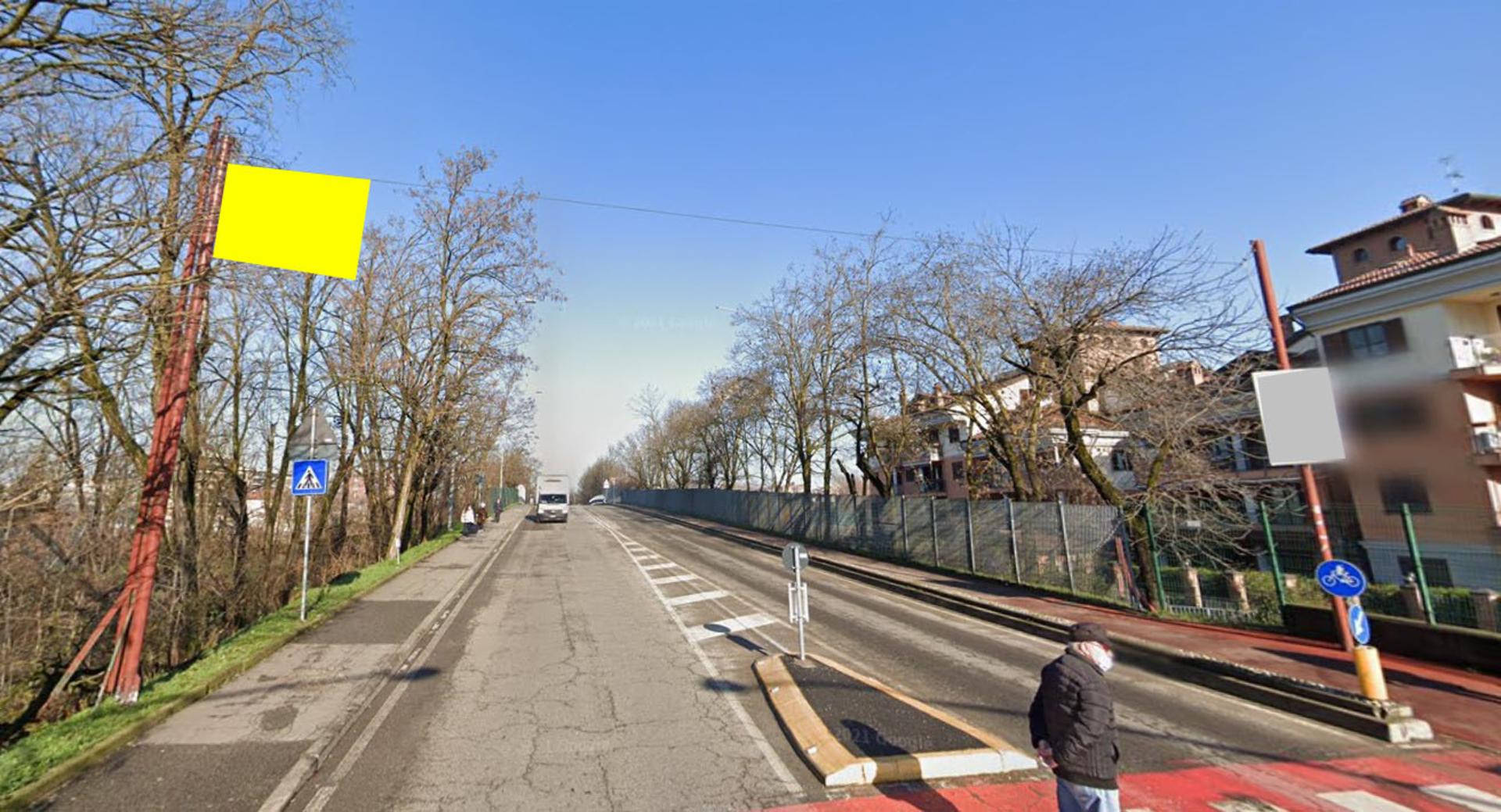 Impianto STRISCIONE a Trezzano sul Naviglio, in zona Hair shop