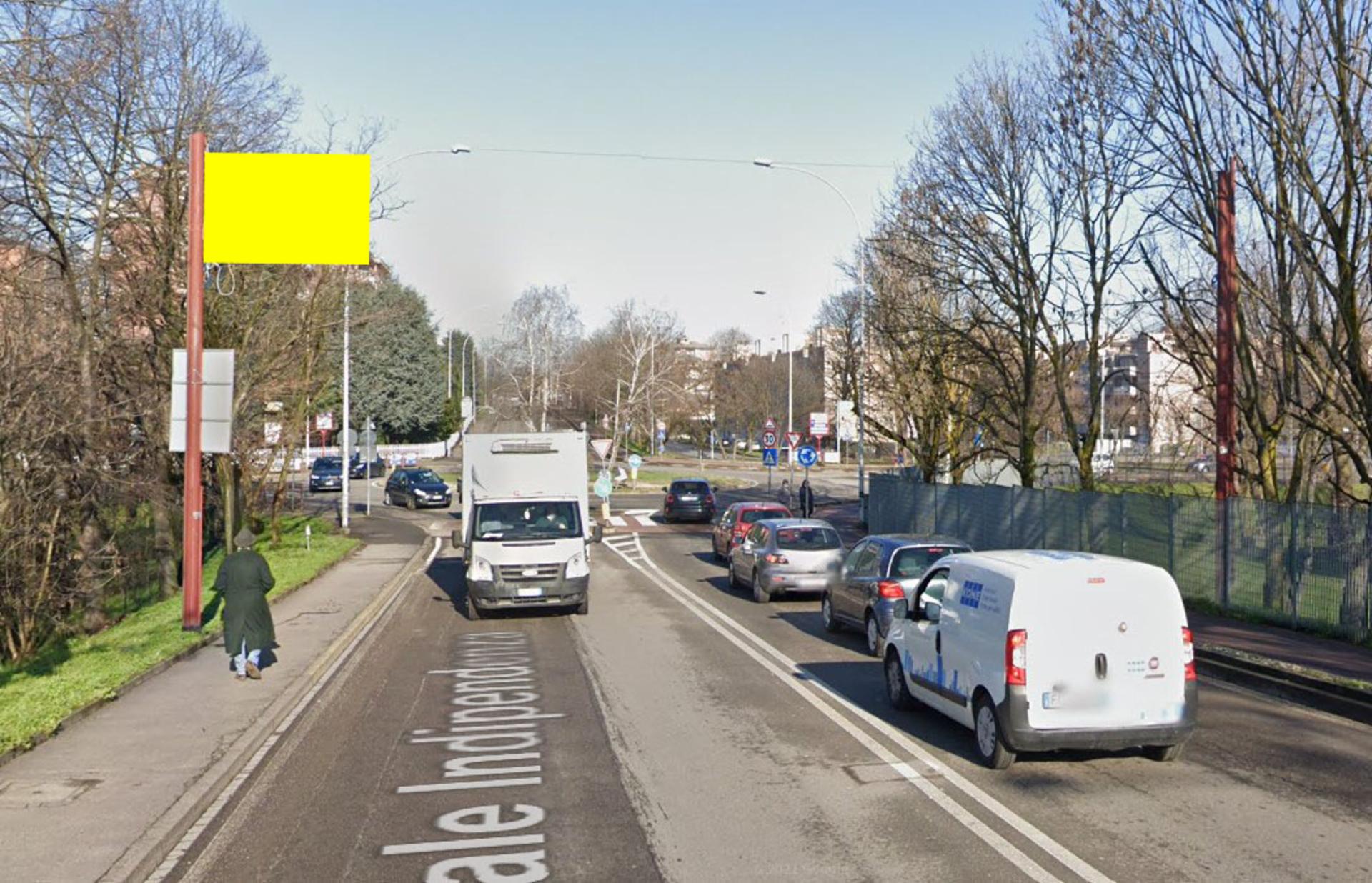 Impianto STRISCIONE a Trezzano sul Naviglio, in zona Diamond Sun
