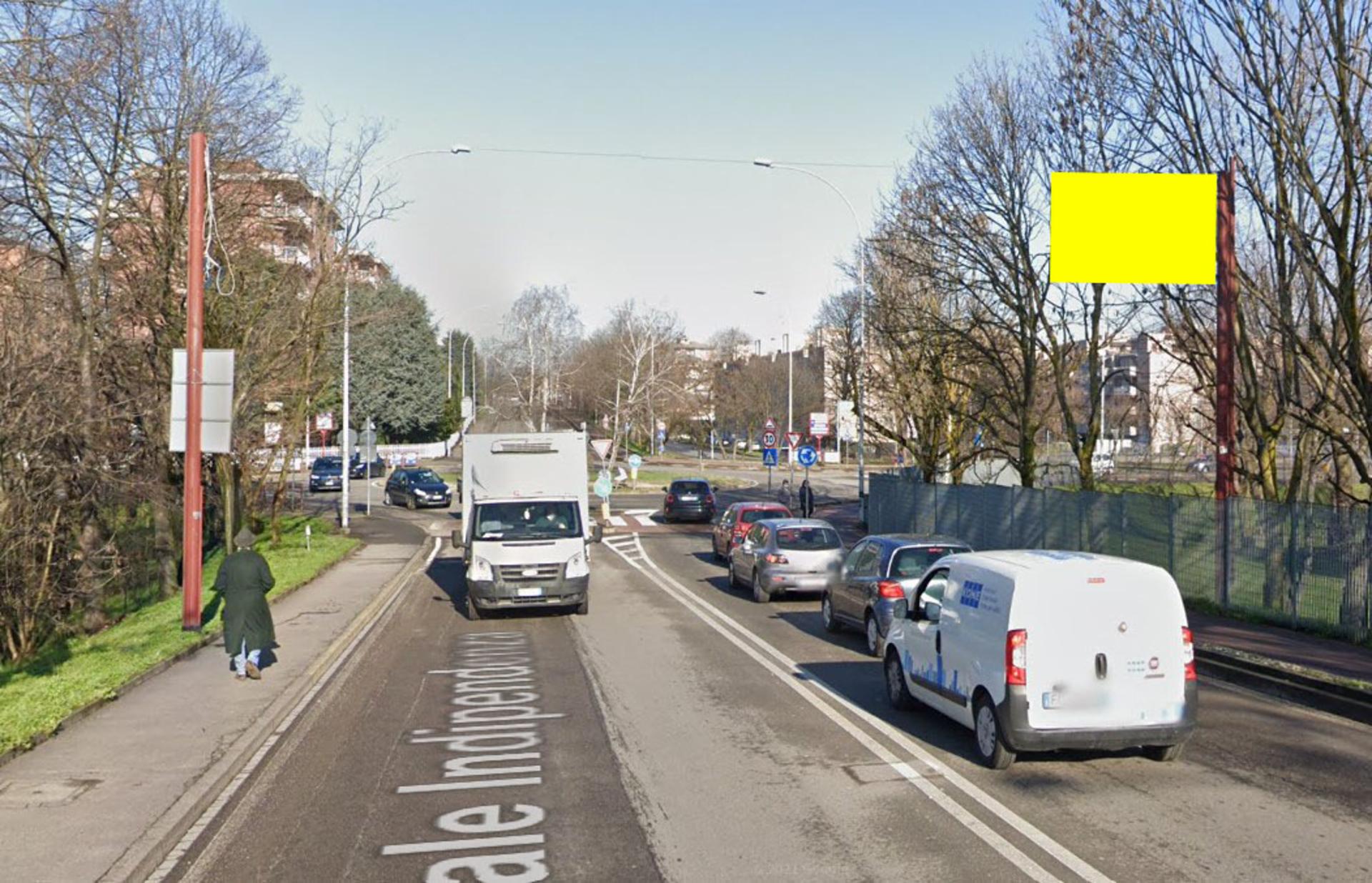 Impianto STRISCIONE a Trezzano sul Naviglio, in zona Garden Café