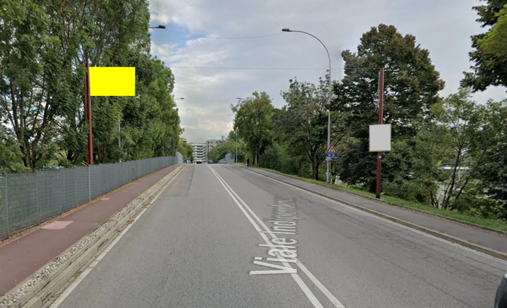 Impianto STRISCIONE a Trezzano sul Naviglio, in zona Garden Café