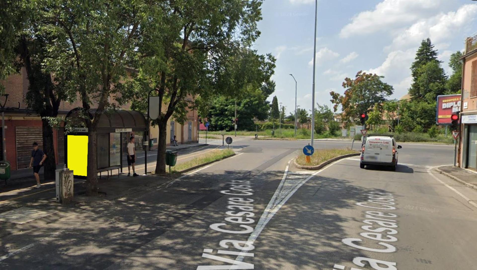 Impianto PENSILINA a Modena, in zona Amber Café