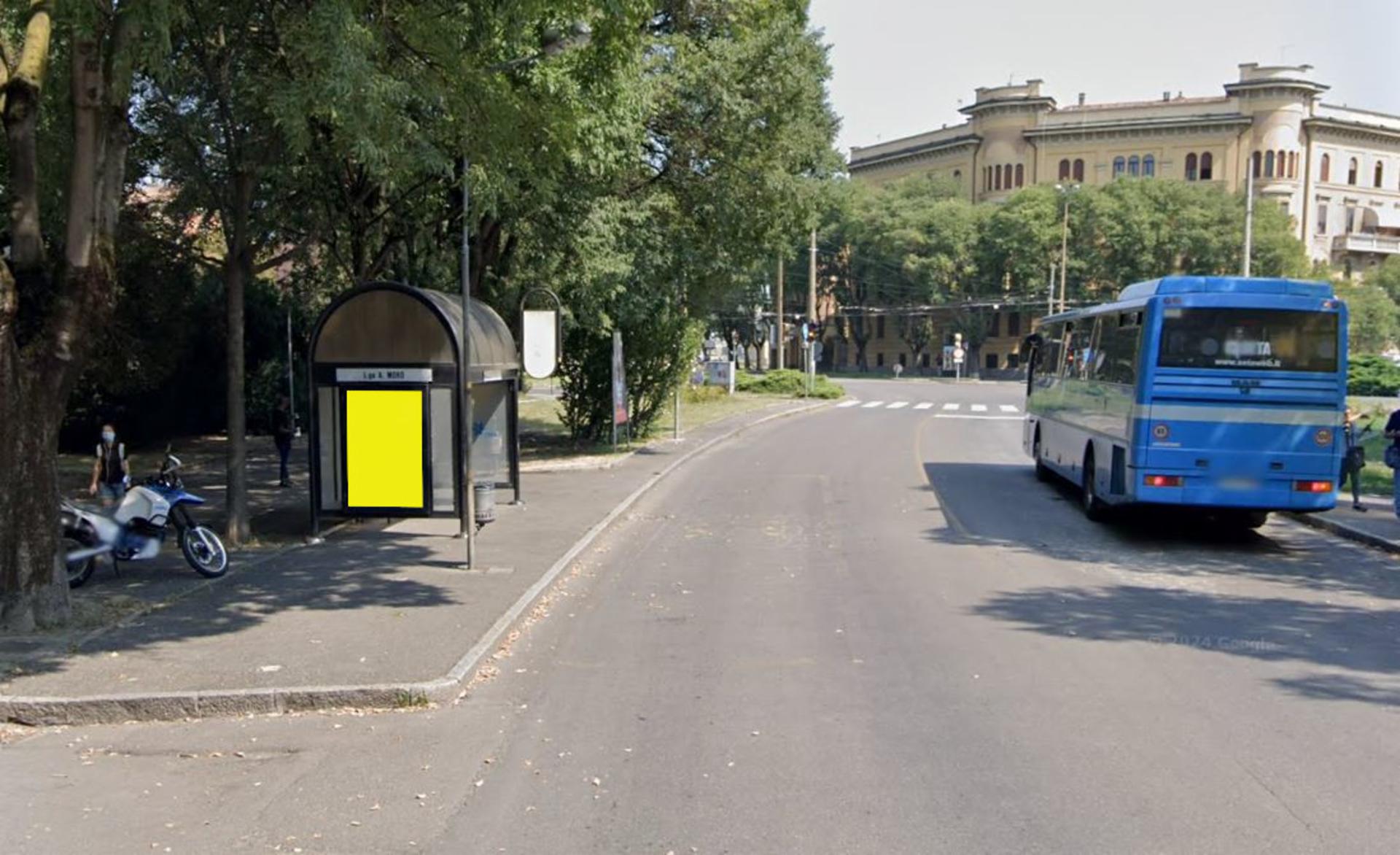Impianto PENSILINA a Modena, in zona Caffetteria del Palazzo dei Musei