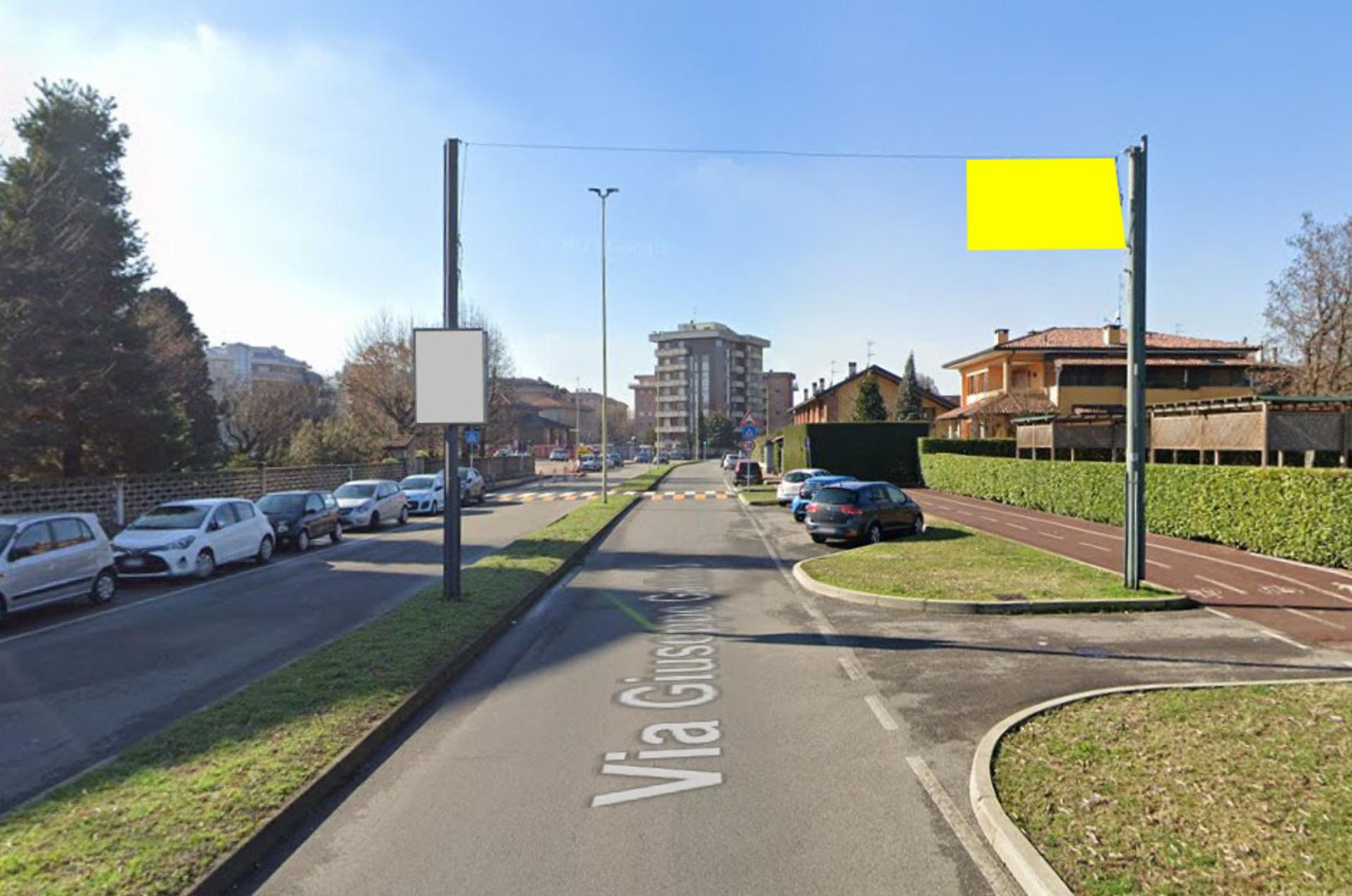 Impianto STRISCIONE a Buccinasco, in zona Naturalmente Gelato
