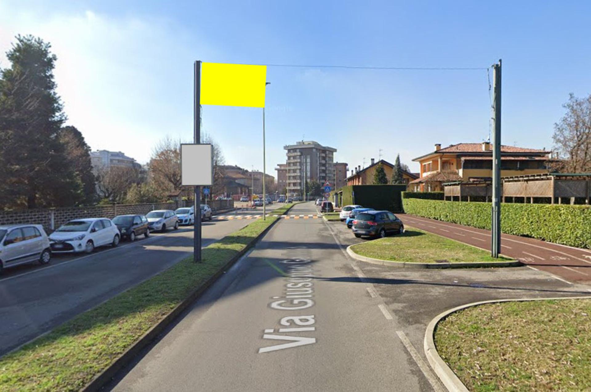 Impianto STRISCIONE a Buccinasco, in zona Naturalmente Gelato