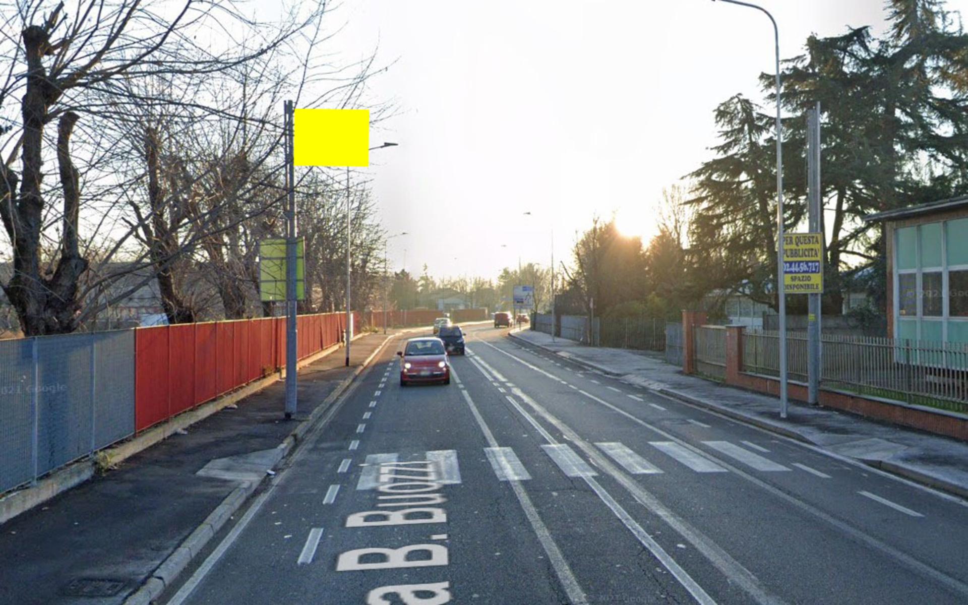 Impianto STRISCIONE a Rozzano, in zona Il salotto di Debora