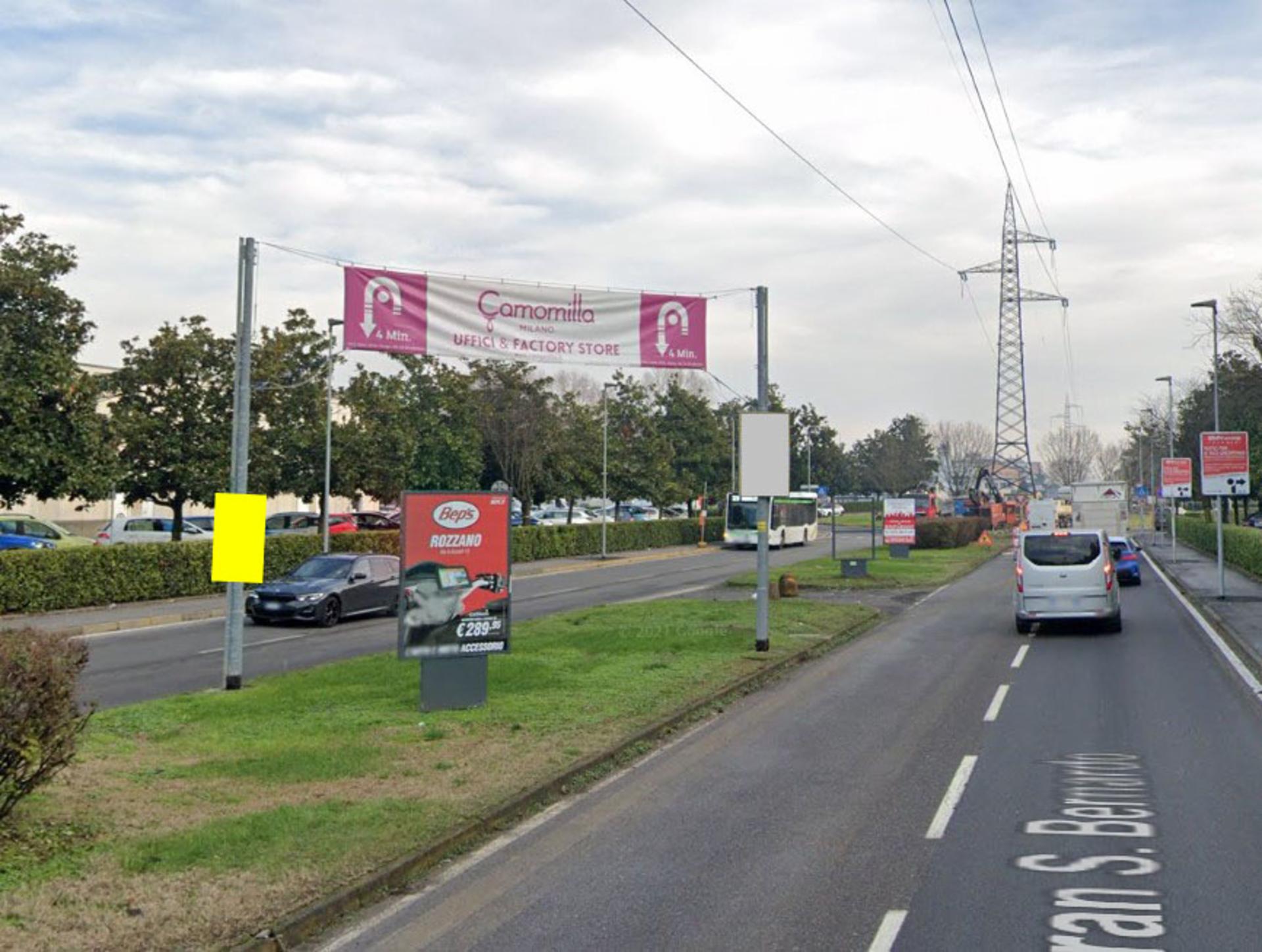 Impianto POLE MEDIA a Rozzano, in zona capatosta