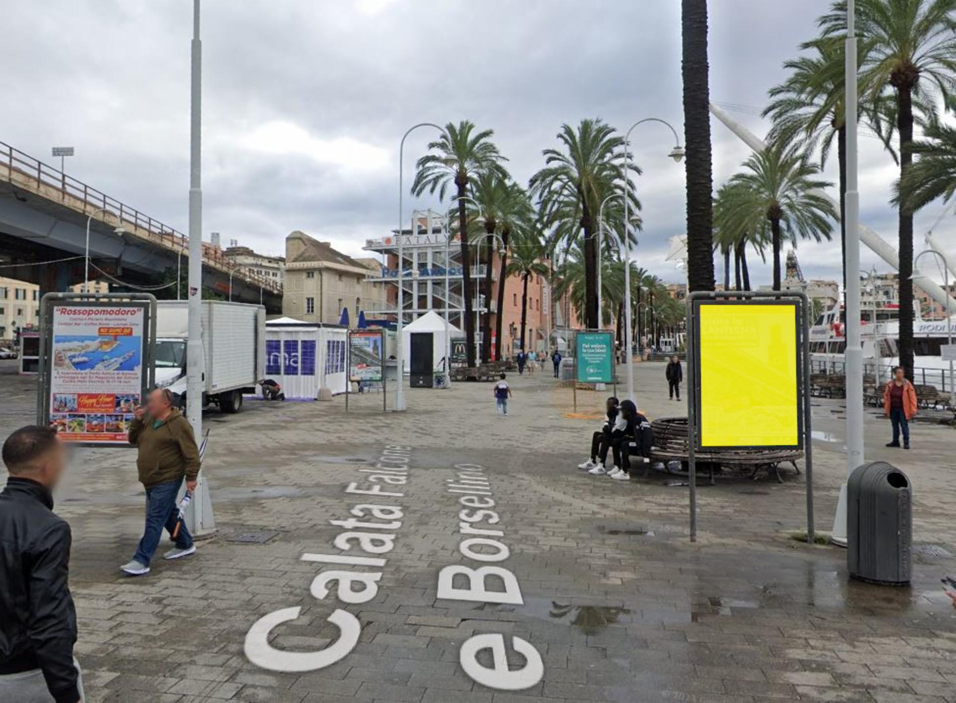Impianto STENDARDO a Genova, in zona Palazzo San Giorgio
