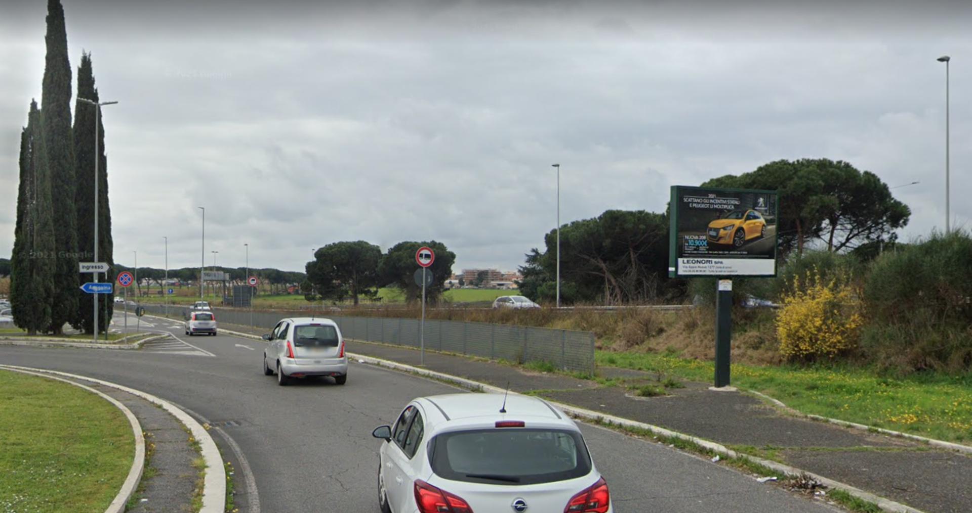 Impianto POSTER a Roma, in zona Conad