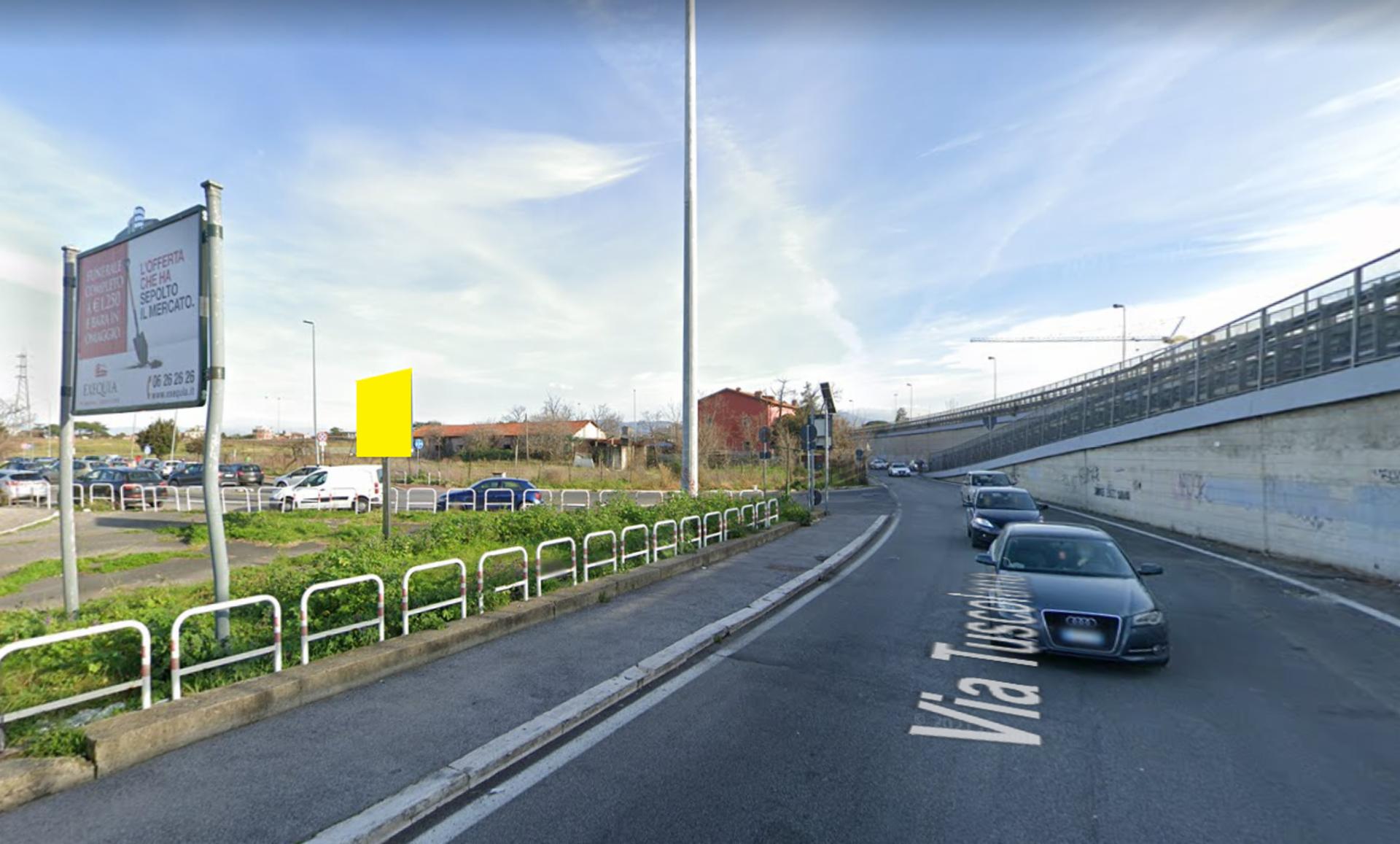 Impianto POSTER a Roma, in zona Alimentari Rocchetti