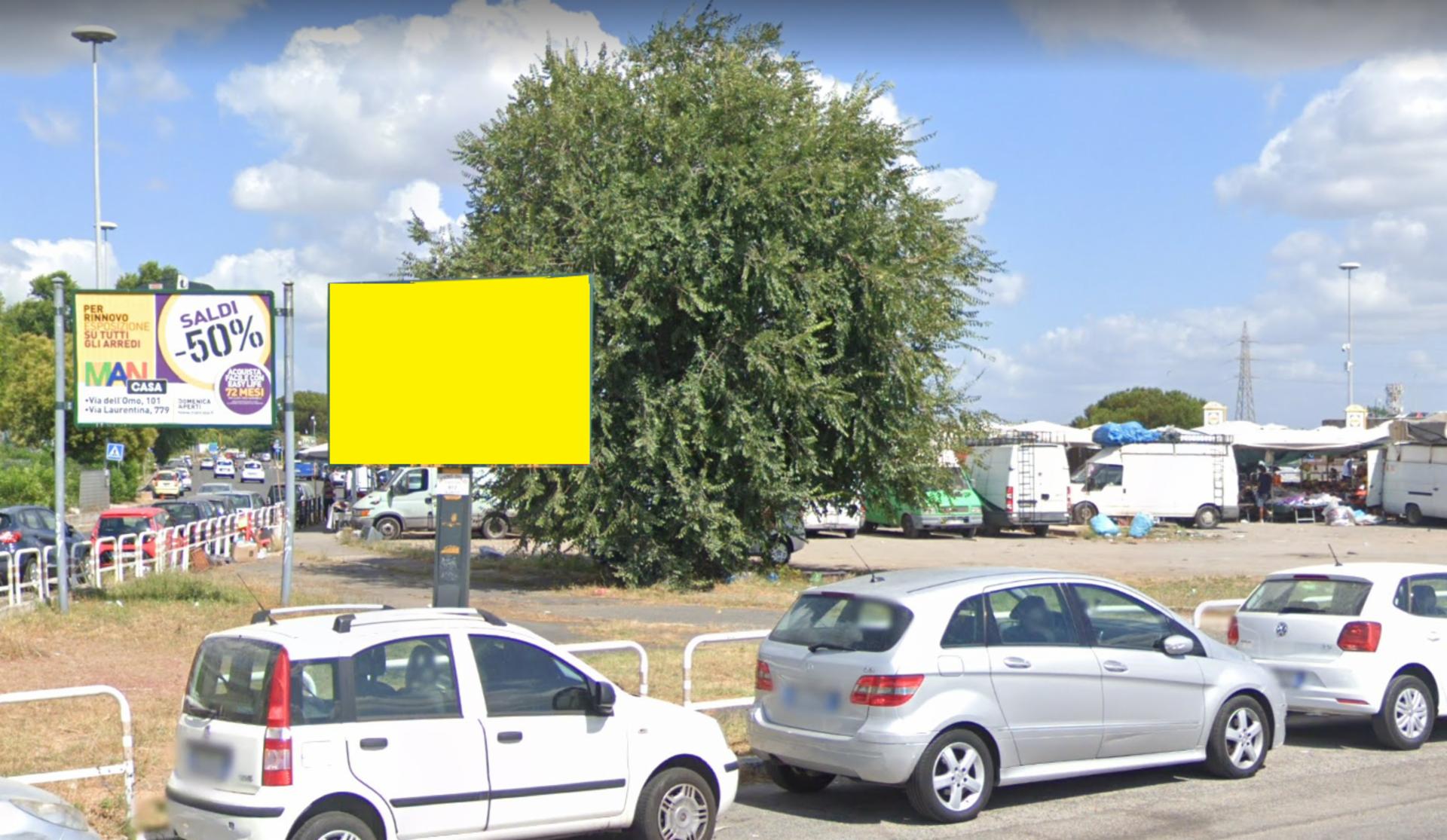 Impianto POSTER a Roma, in zona Alimentari Rocchetti