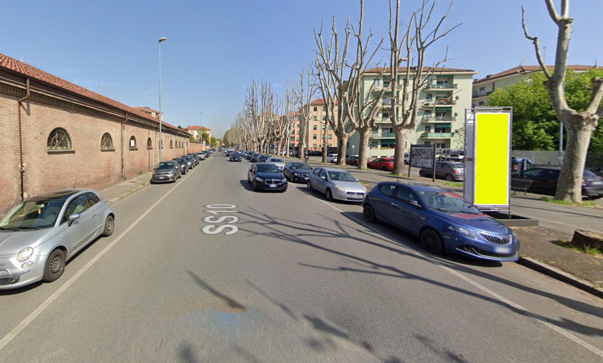Impianto TOTEM a Alessandria, in zona Billy Bar
