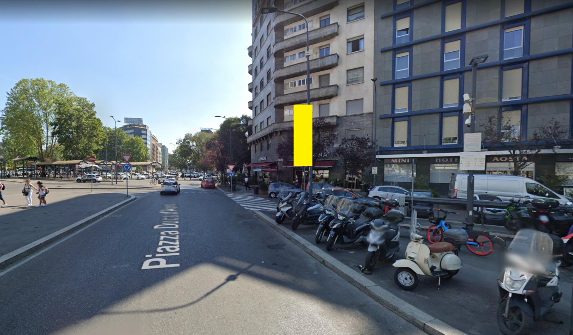 Impianto a PIAZZA DUCA D'AOSTA  Milano