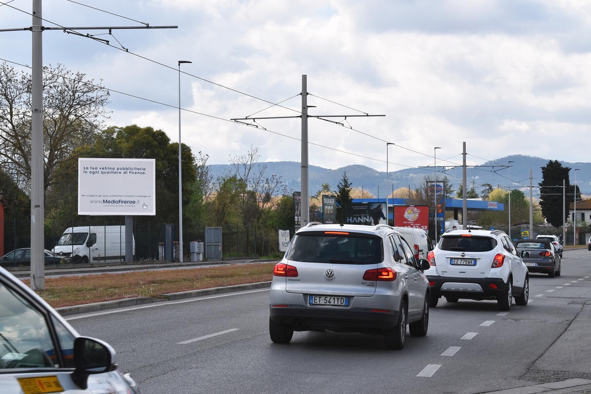 Impianto POSTER a Firenze, in zona McDonald's