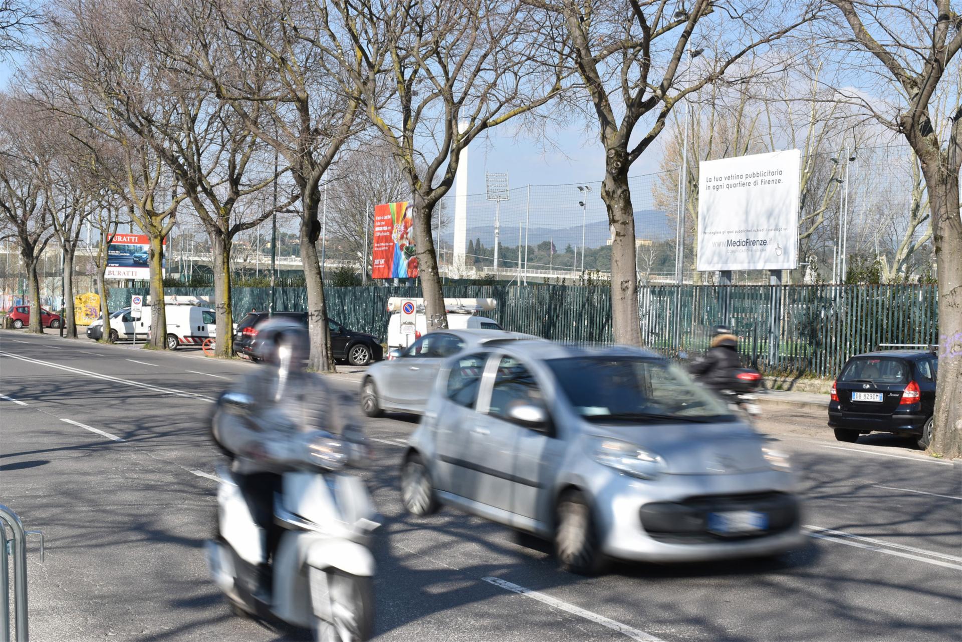 Impianto poster a Firenze