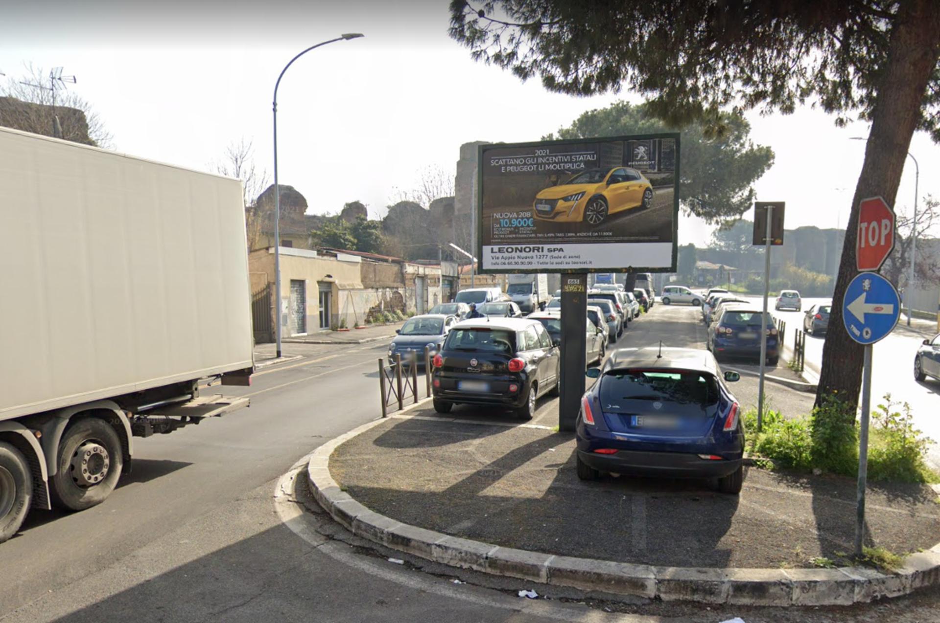 Impianto POSTER a Roma, in zona Rossopomodoro
