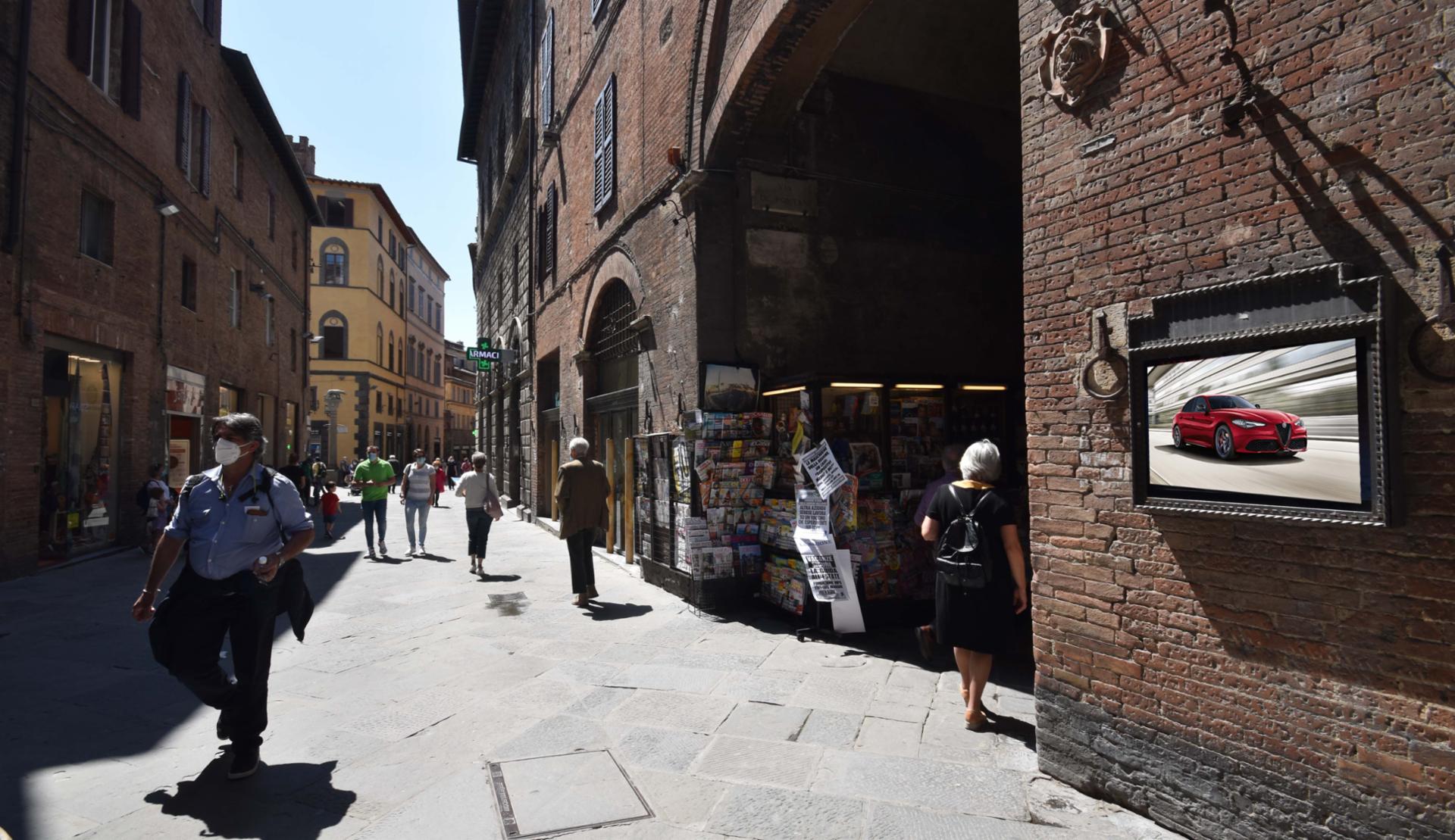 Impianto a Via Banchi di Sopra 49 -centro storico di Siena  Siena