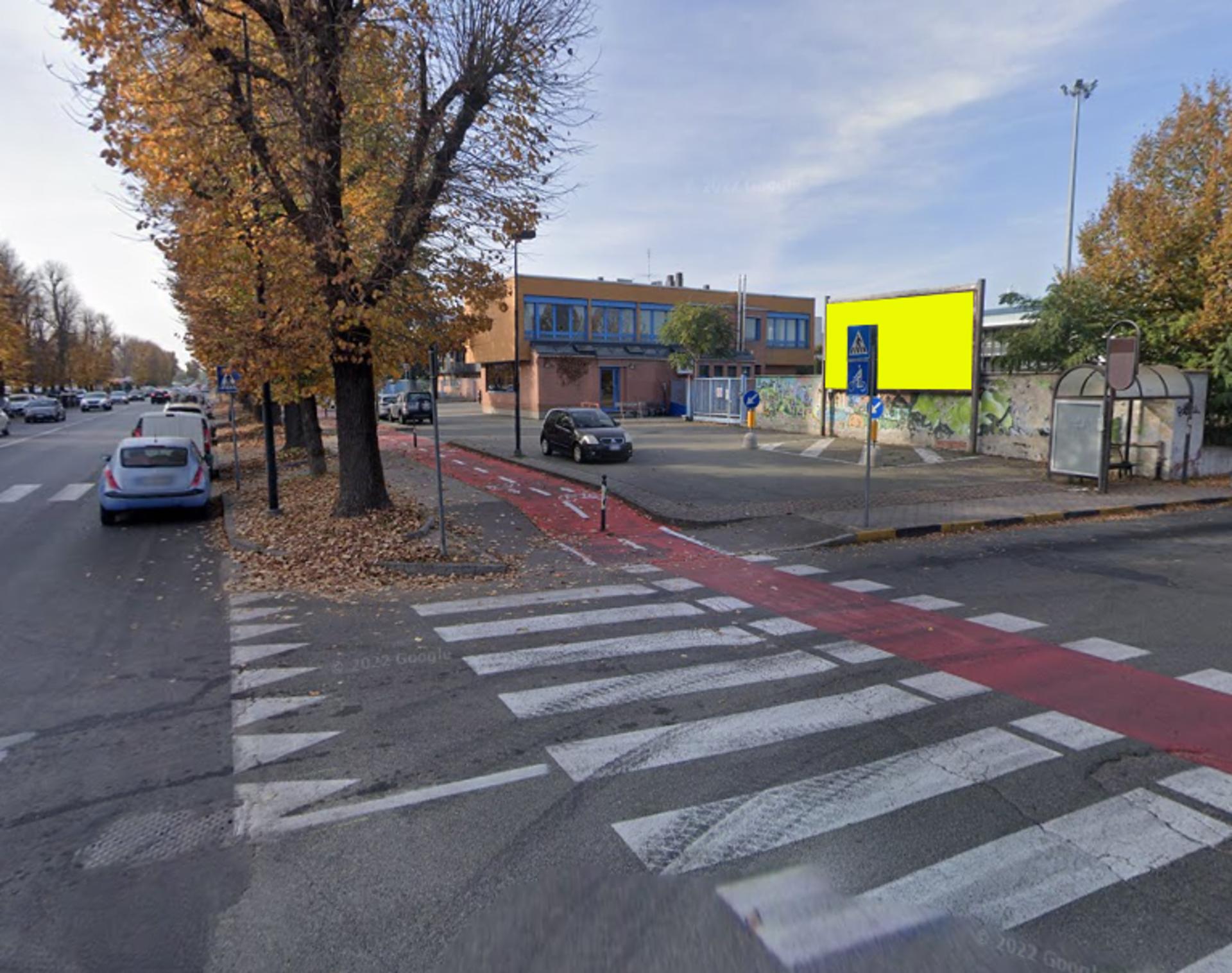 Impianto 6 X 3 a Alessandria, in zona Bar Ristorante Mercato