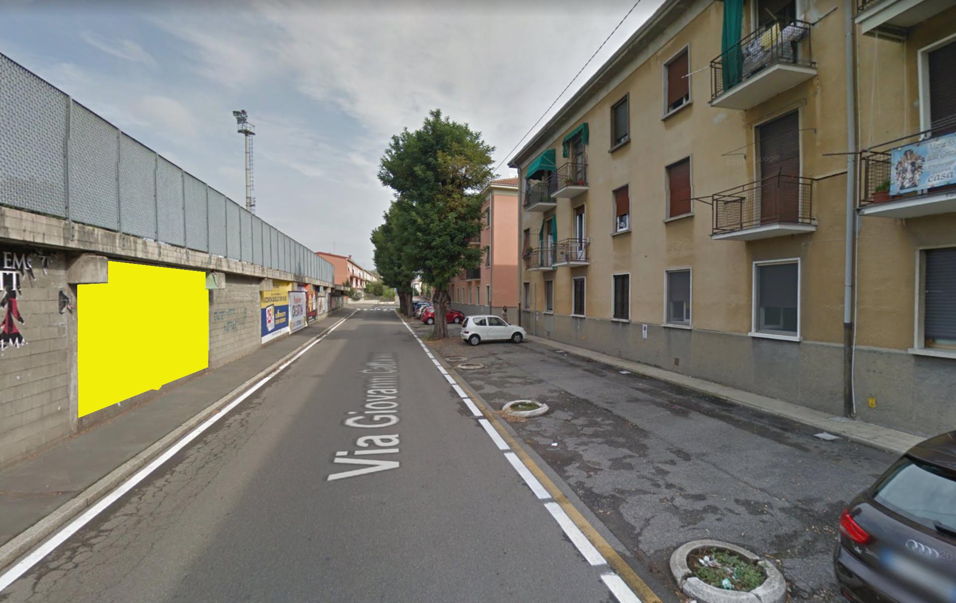Impianto a Via Cattaneo muro Stadio  Saronno