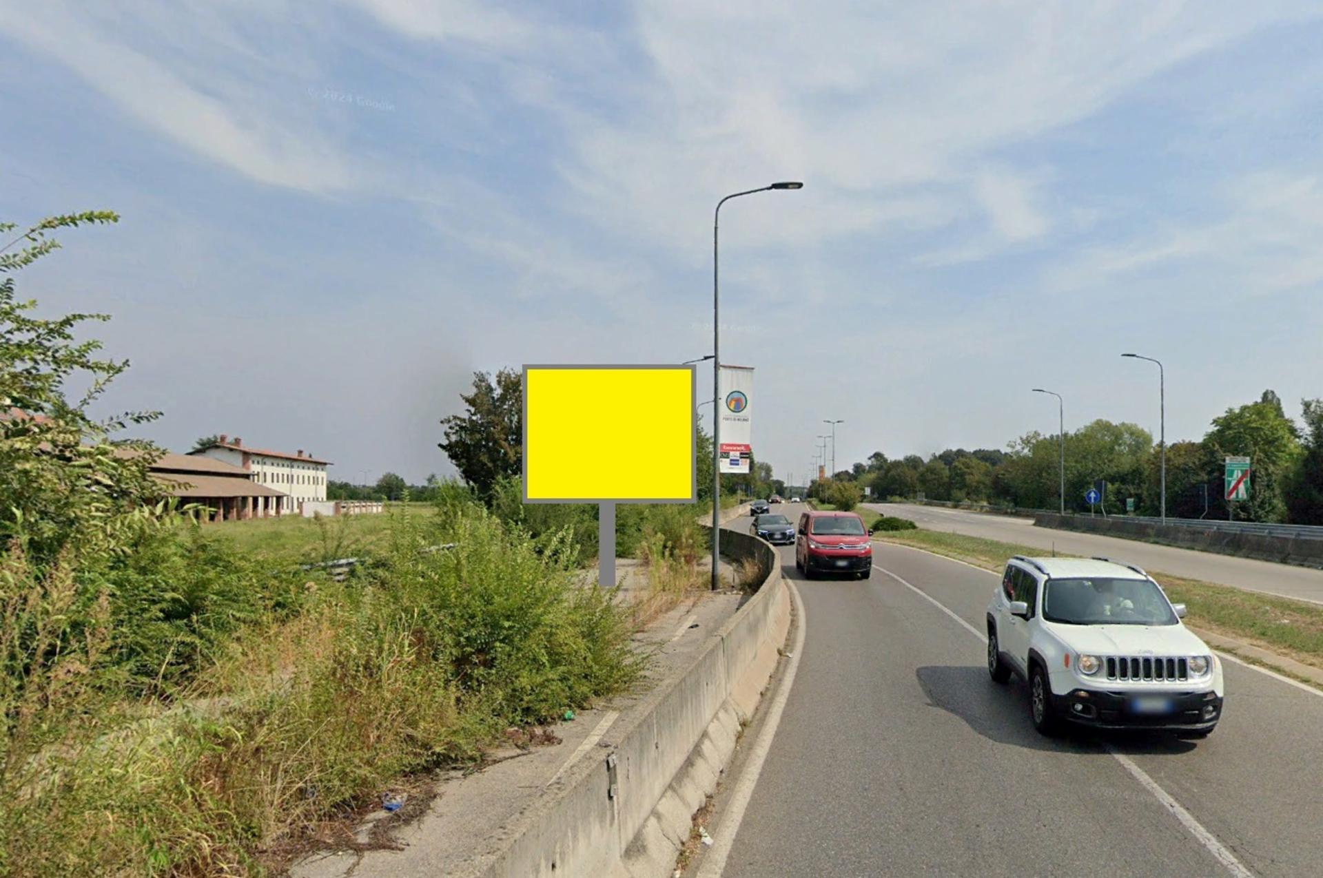 Impianto a Via Novara dopo rotatoria uscita tangenziale ovest lato sx dir. Milano  Milano