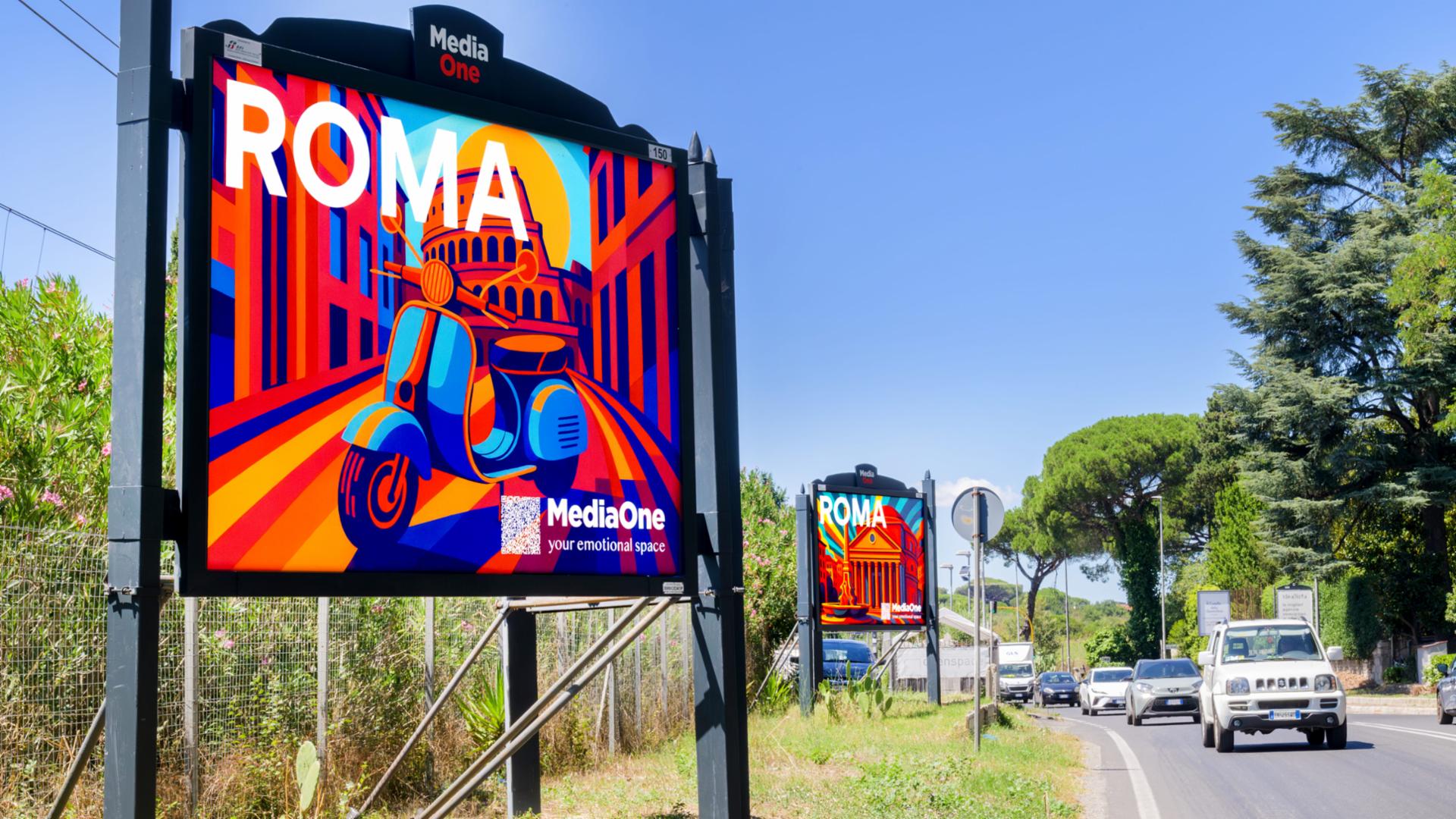 Impianto POSTER a Roma, in zona Certelli