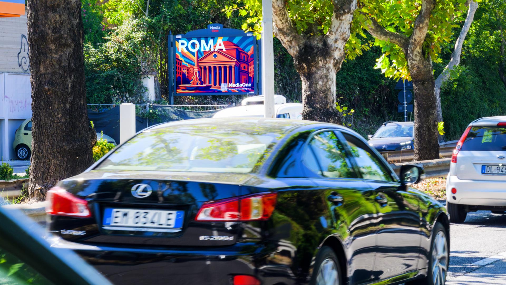 Impianto POSTER a Roma, in zona IP