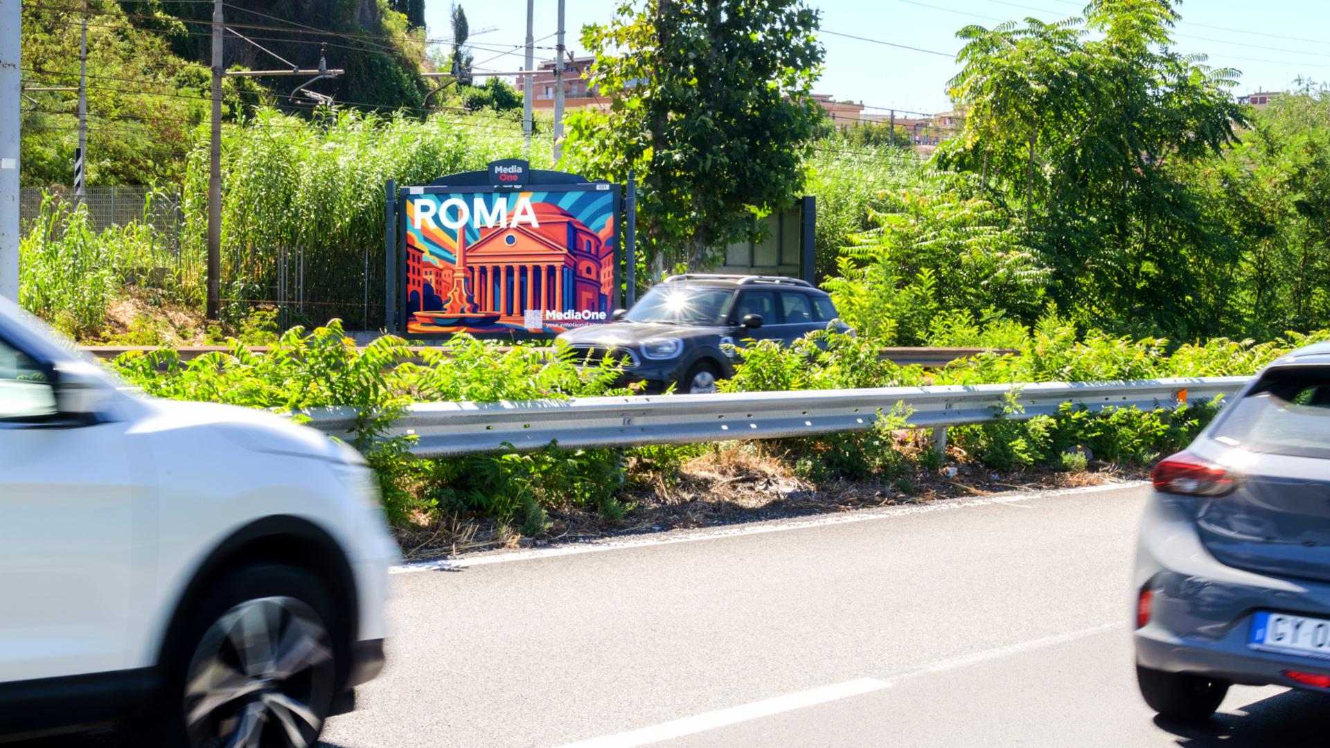 Impianto a Via Salaria-a mt.30prima civ.913  Roma