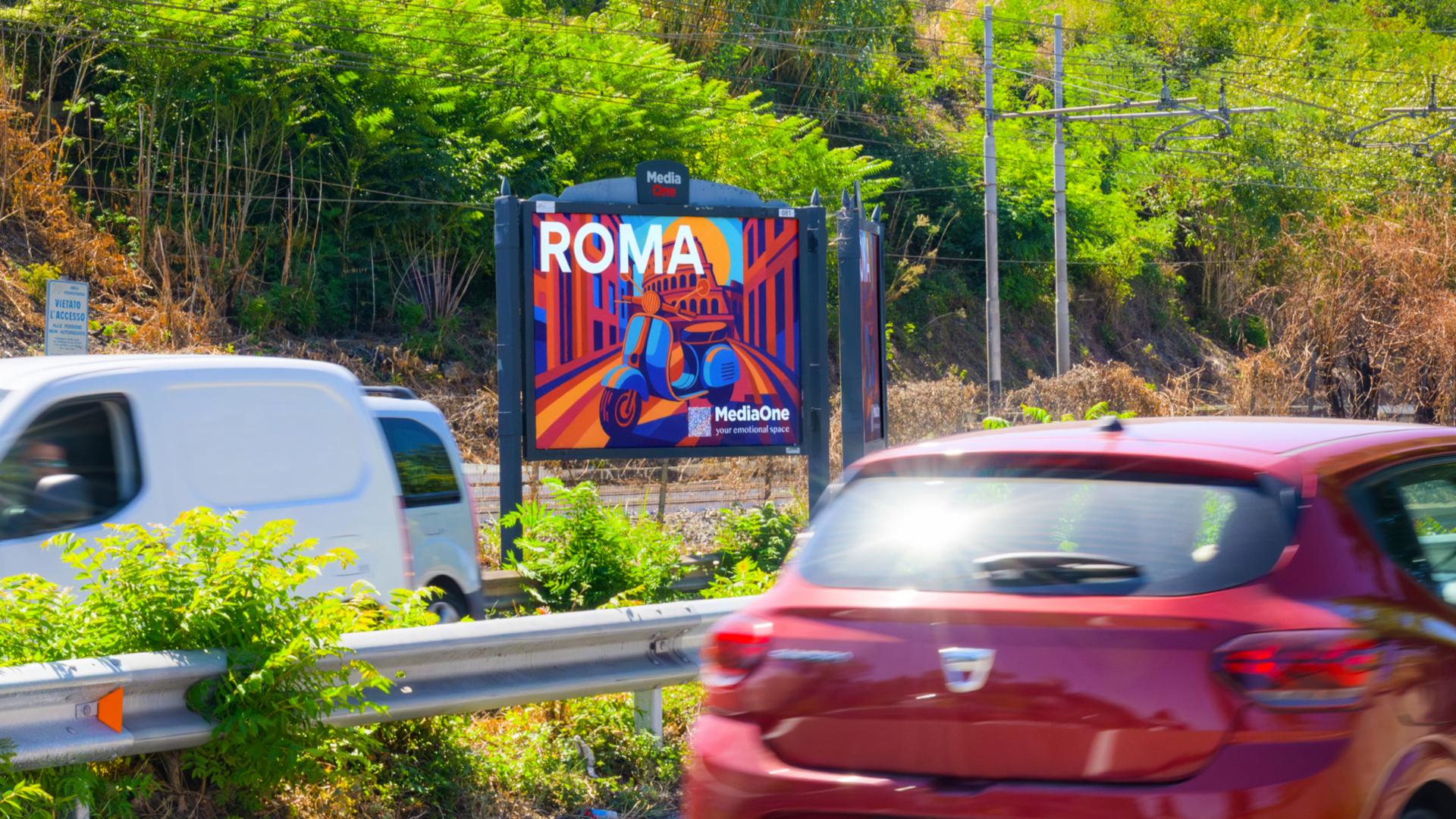 Impianto POSTER a Roma, in zona Il Castoro