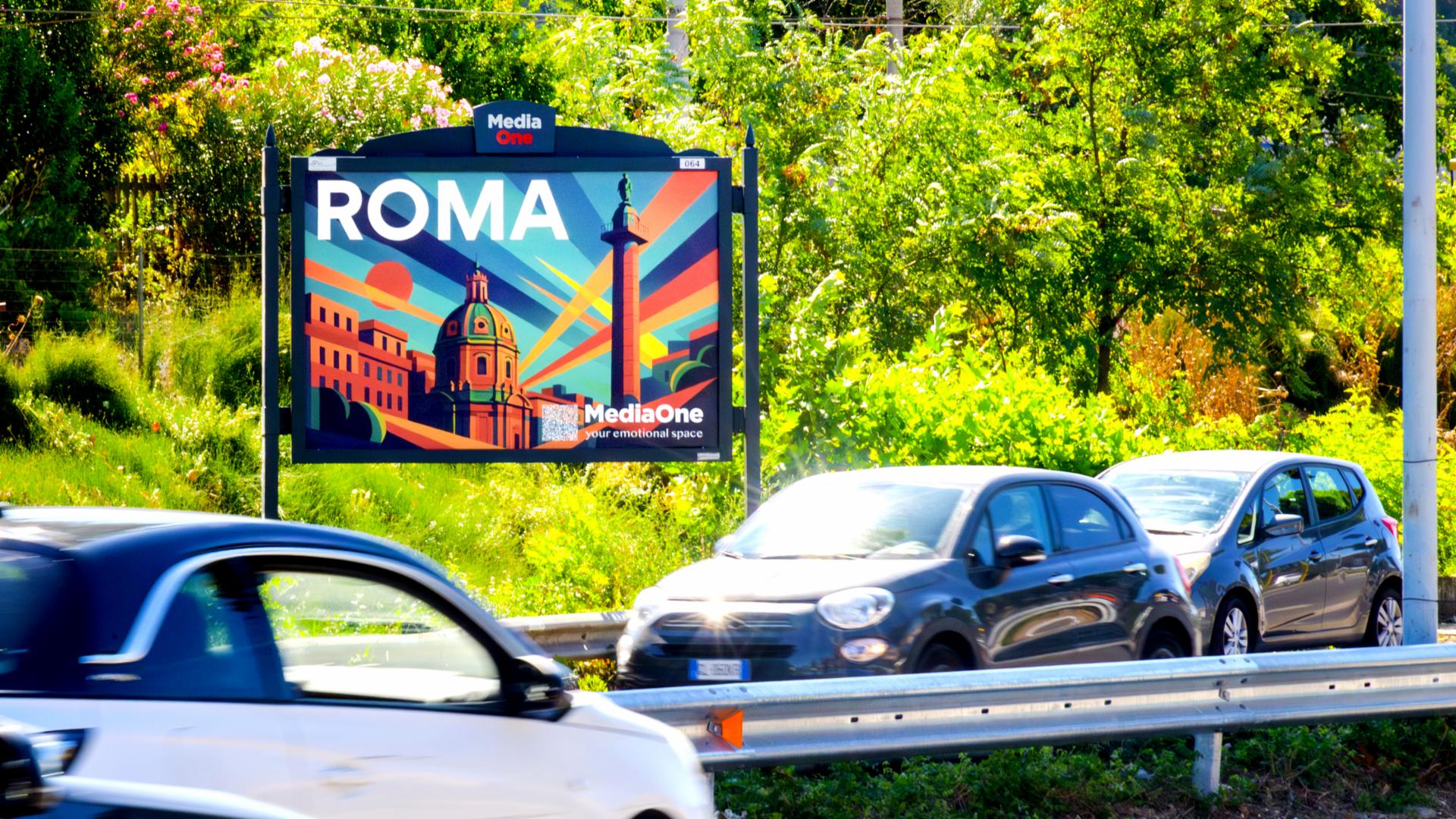 Impianto a Via Salaria- a mt.35 dopo fronte civ.981  Roma