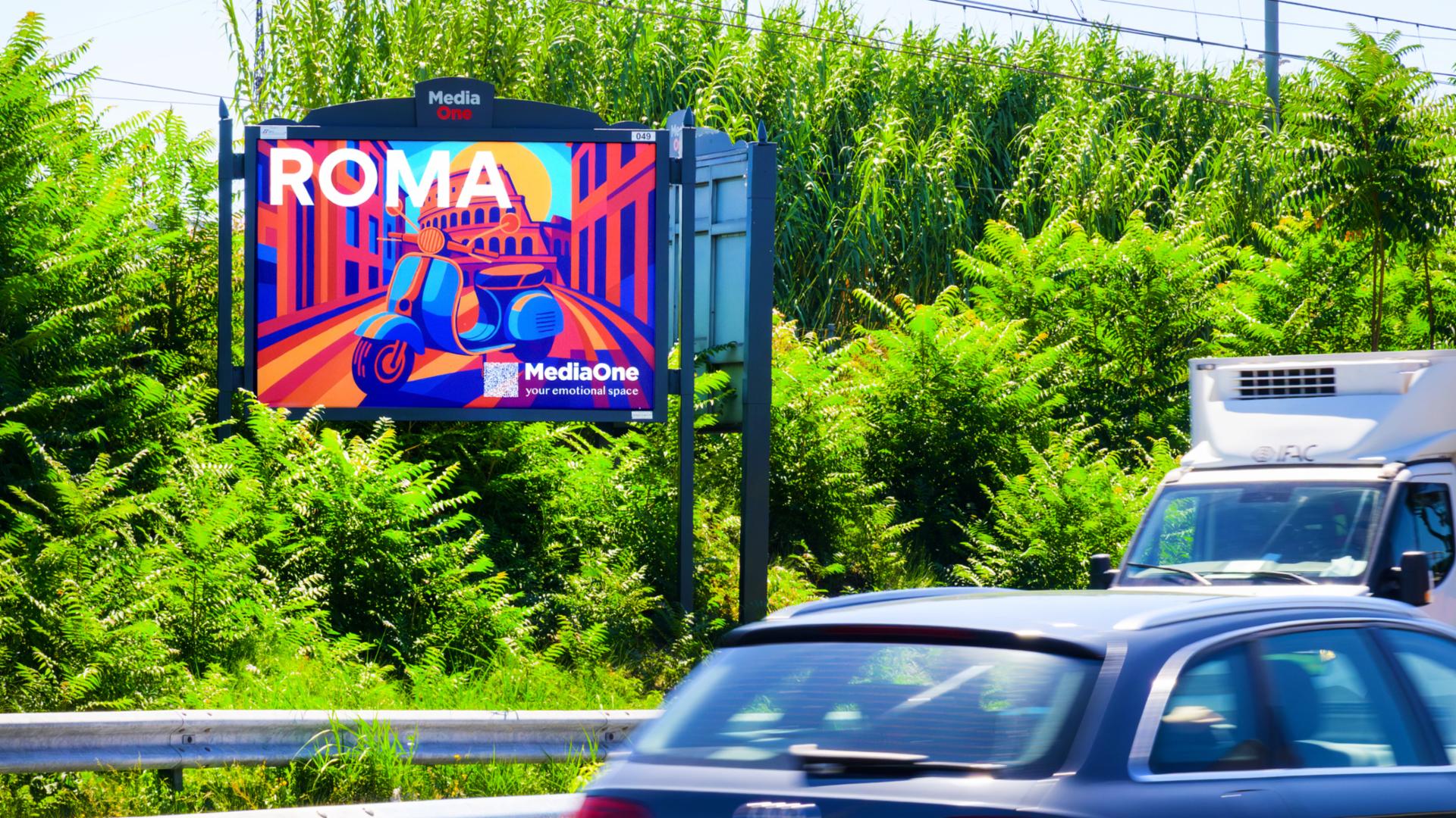 Impianto a Via Salaria- a mt.30 dopo civ.905 fronte Focalia  Roma