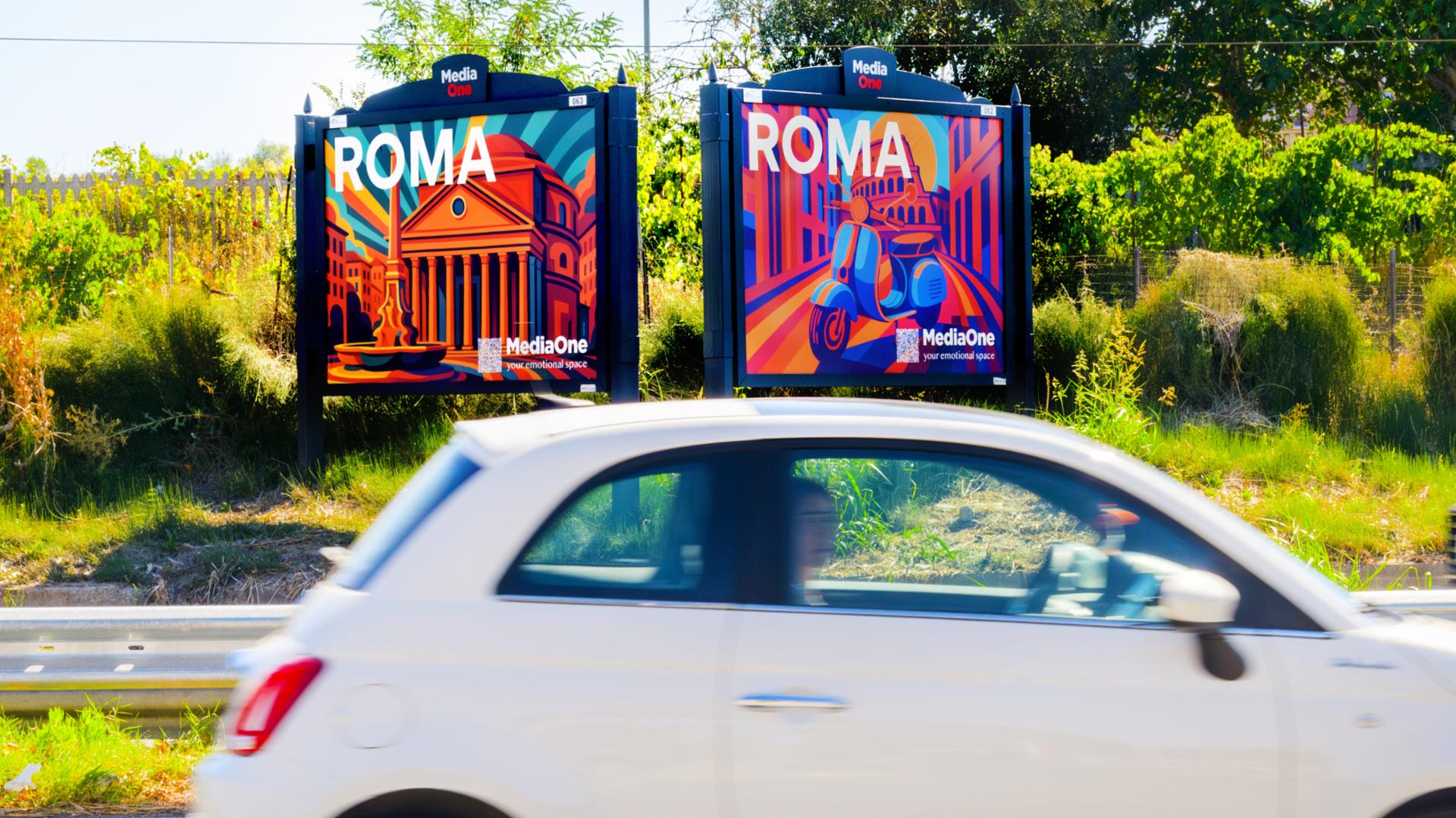 Impianto POSTER a Roma, in zona Parco delle Betulle