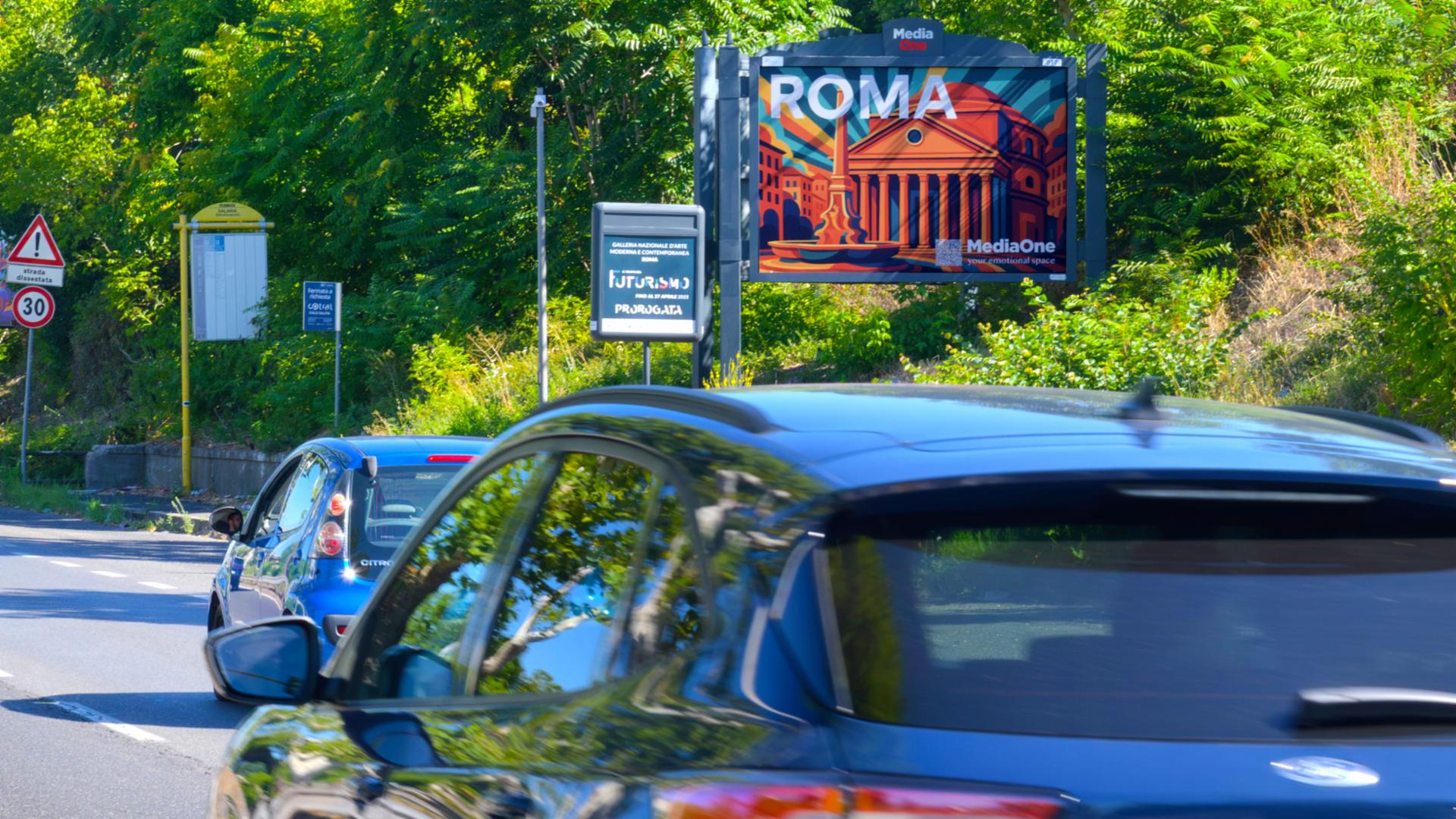 Impianto a Via Salaria- a mt.30 dopo Via Montevarchi  Roma
