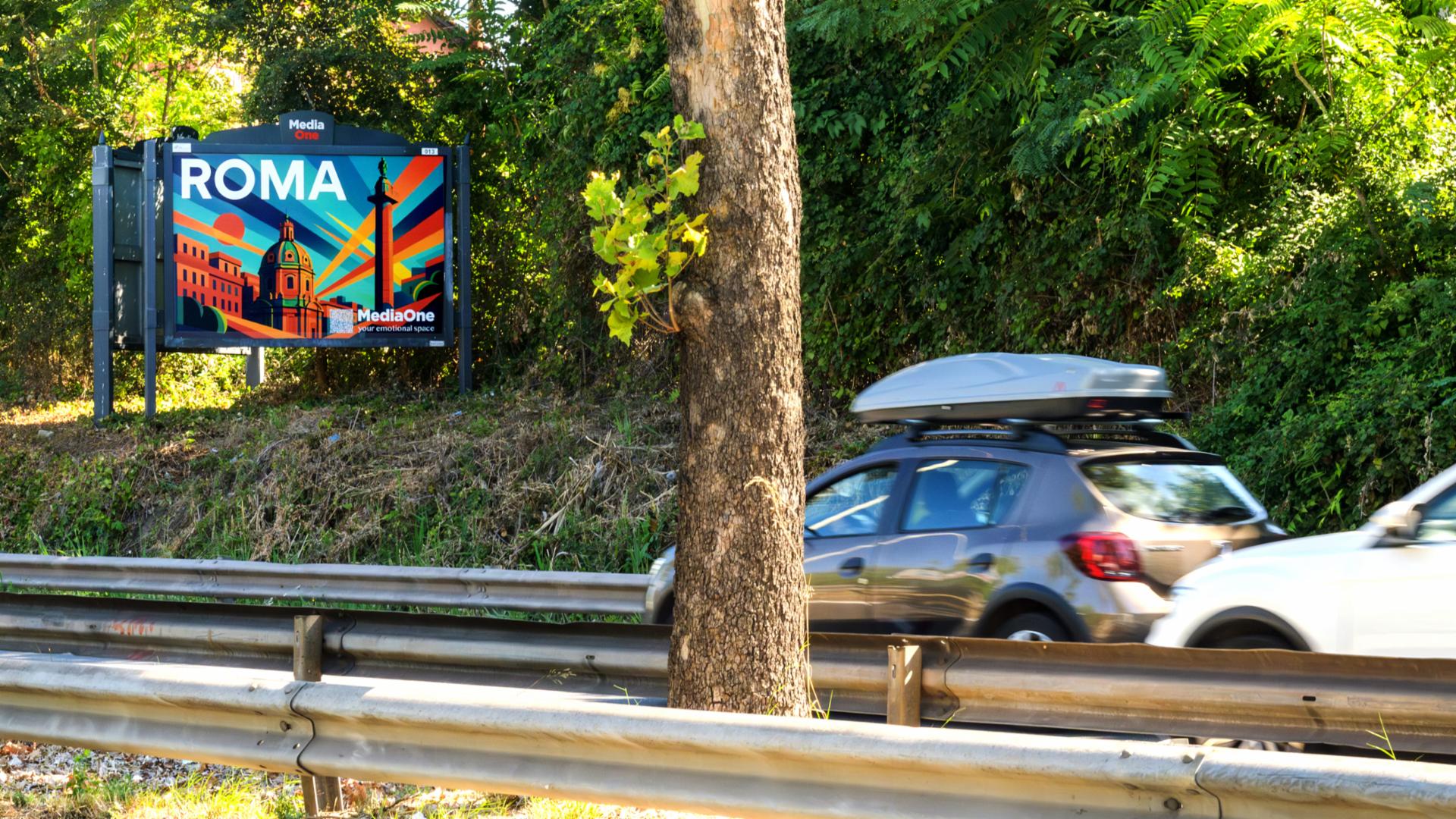 Impianto a Via Salaria- a mt.70 dopo civ.774 distributore IP  Roma