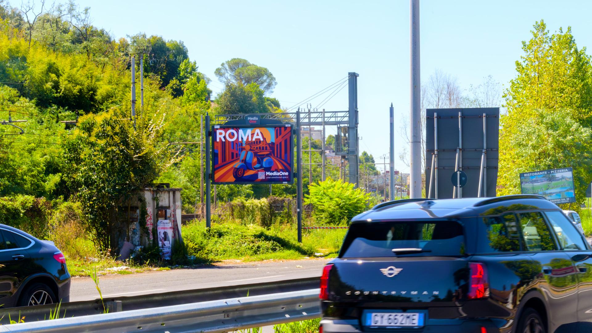 Impianto a Via Salaria- a mt.50 dopo fronte Via Bolognola  Roma