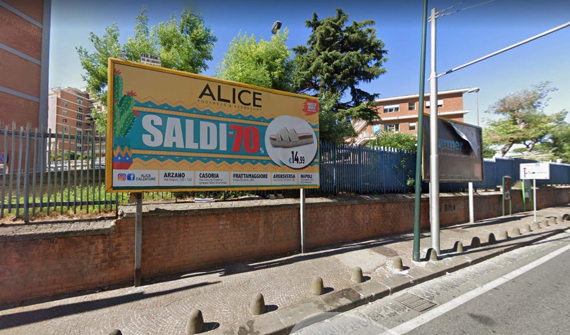Impianto a Via A. D'Antona sx a mt 100 circa doopo ingres Ospedale Pascale  Napoli