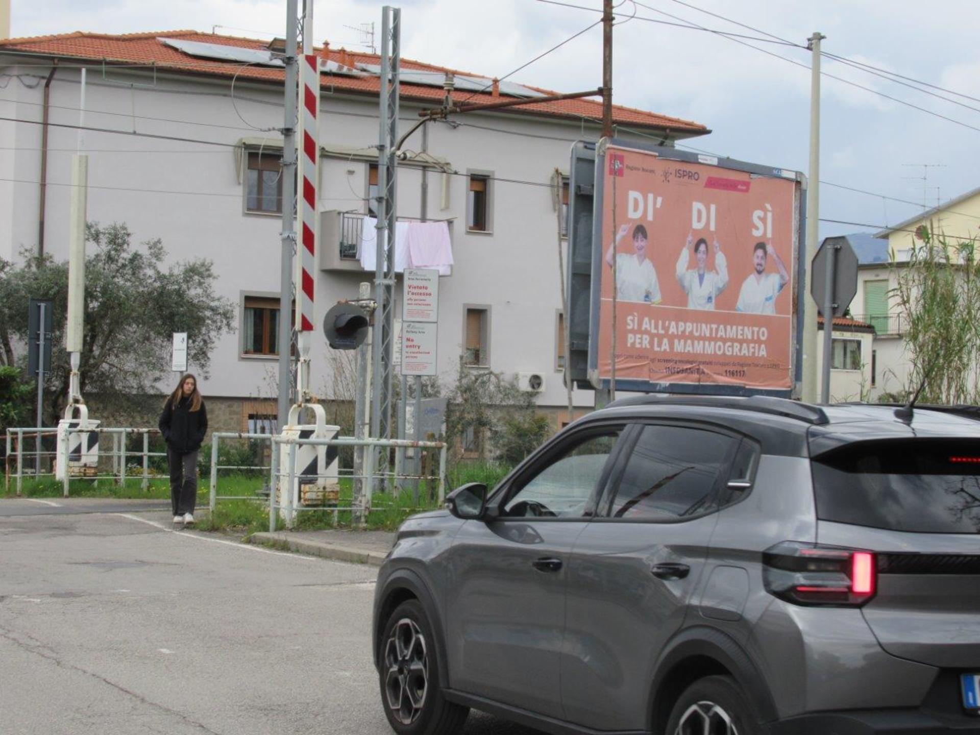 Impianto a Via Padre Ippolito Desideri - lato binari  Pistoia