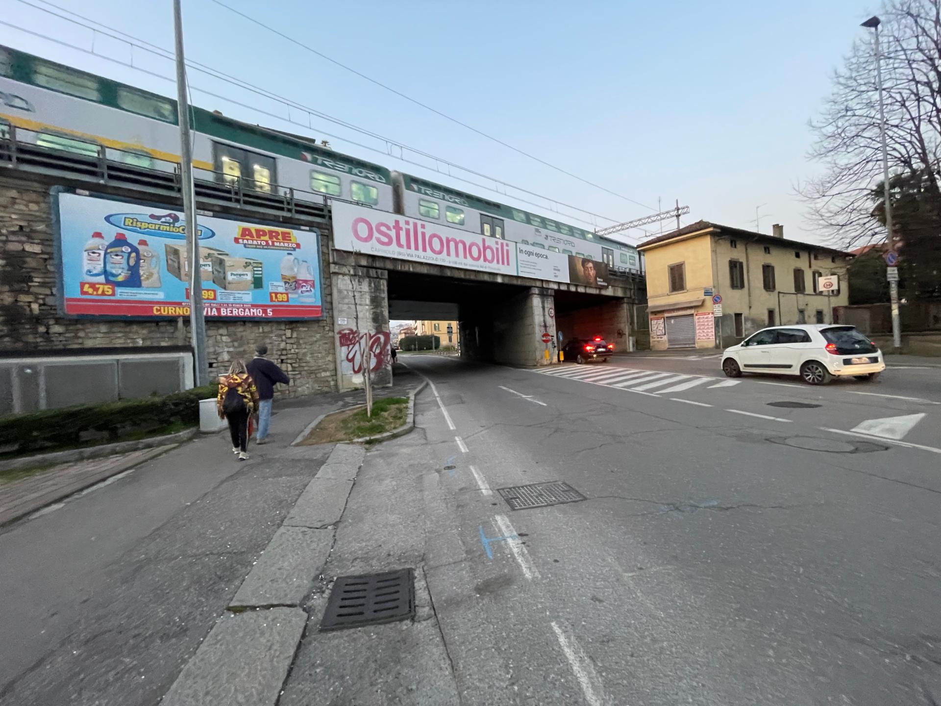 Impianto a Via San Bernardino - angolo Magrini lato sx ponte  Bergamo