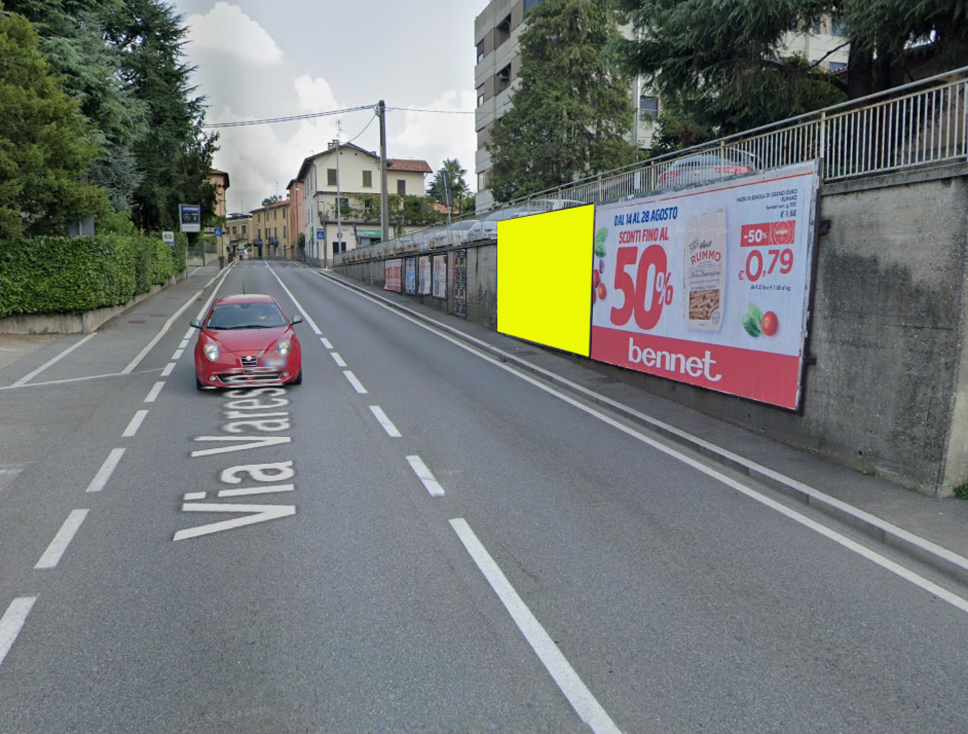 Impianto 6 X 3 a Villa Guardia, in zona Intesa Sanpaolo