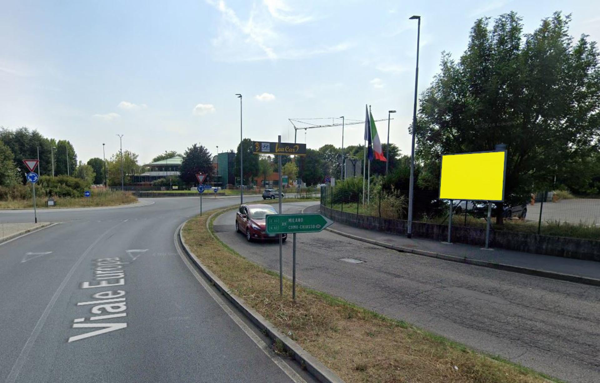 Impianto cartellonistica a Saronno