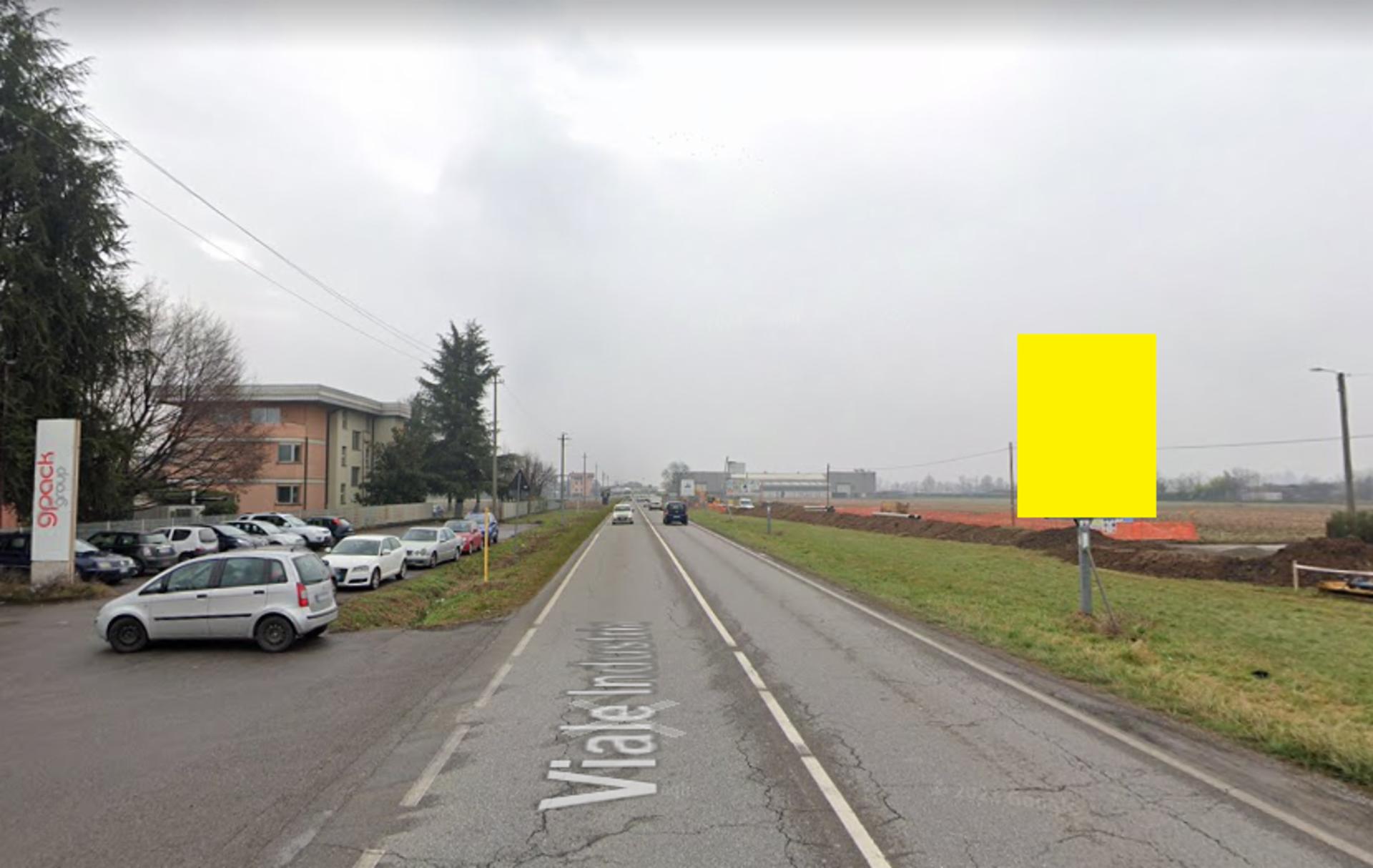 Impianto CARTELLONISTICA a Bottanuco, in zona Monumento agli alpini