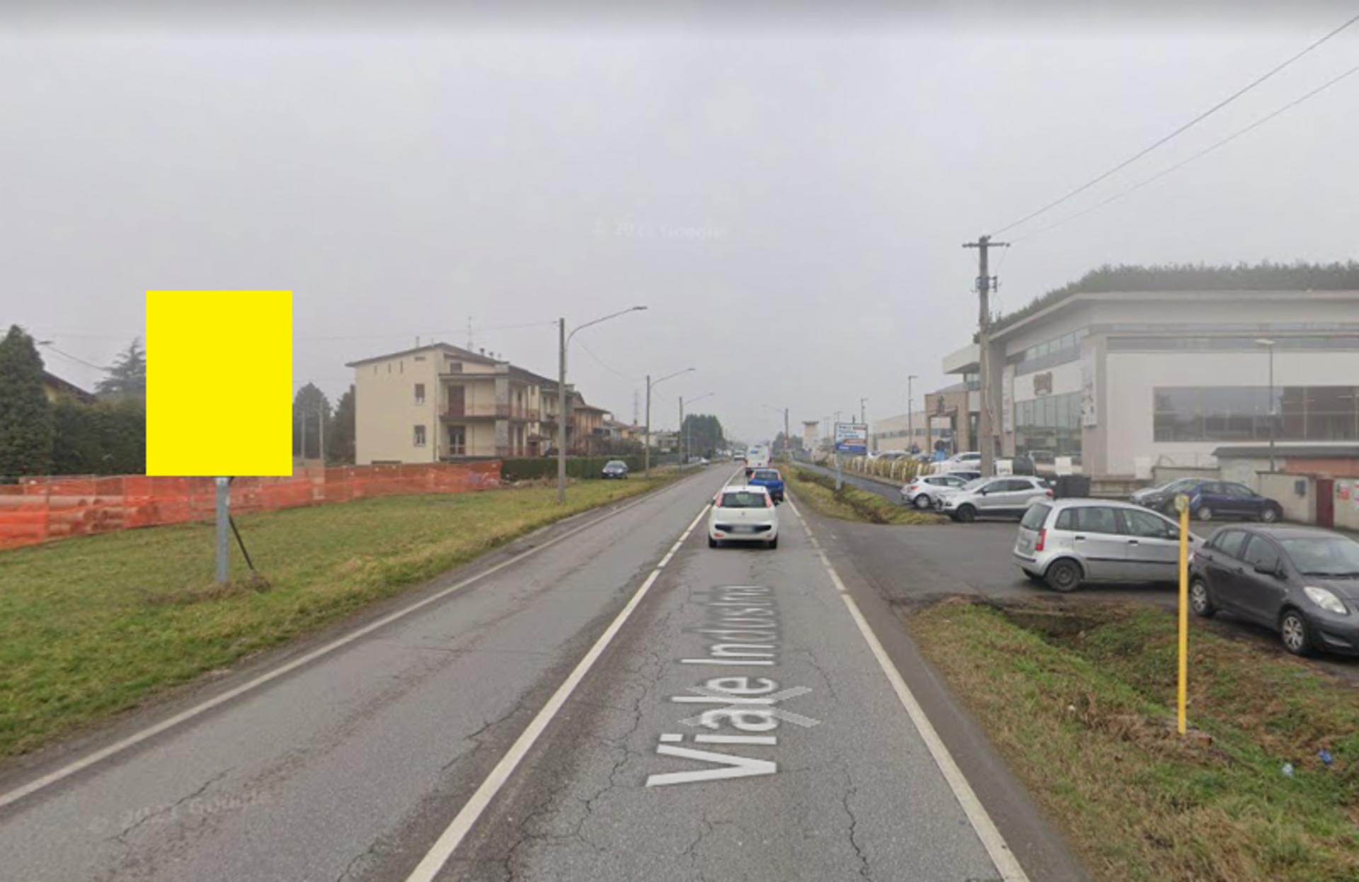 Impianto CARTELLONISTICA a Bottanuco, in zona Monumento agli alpini