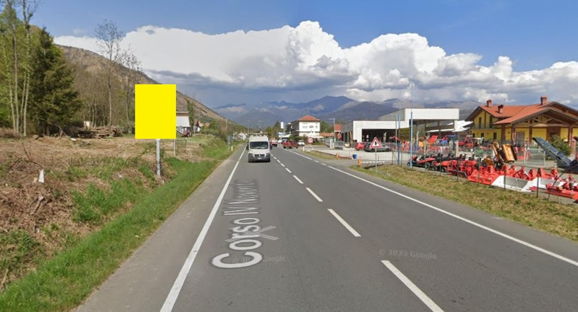 Impianto CARTELLONISTICA a Cafasse, in zona Poste Italiane