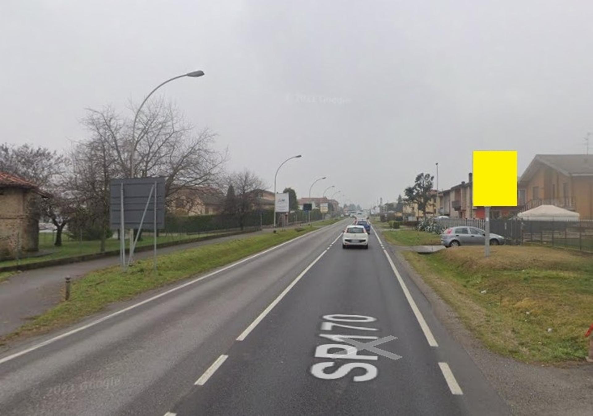 Impianto CARTELLONISTICA a Capriate San Gervasio, in zona La Scaletta Cafe