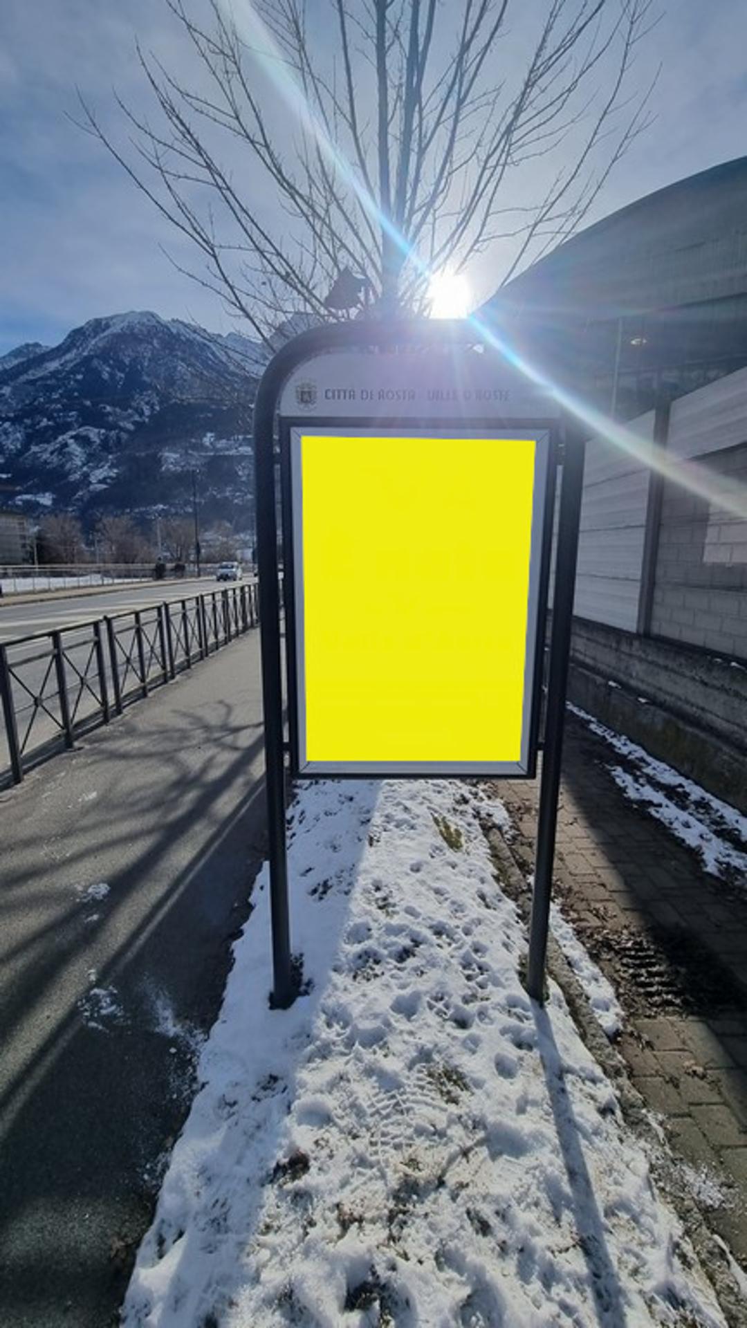 Impianto a UB6 PERCORSO H-VIA LAVORATORI/VIA BERTHET  Aosta
